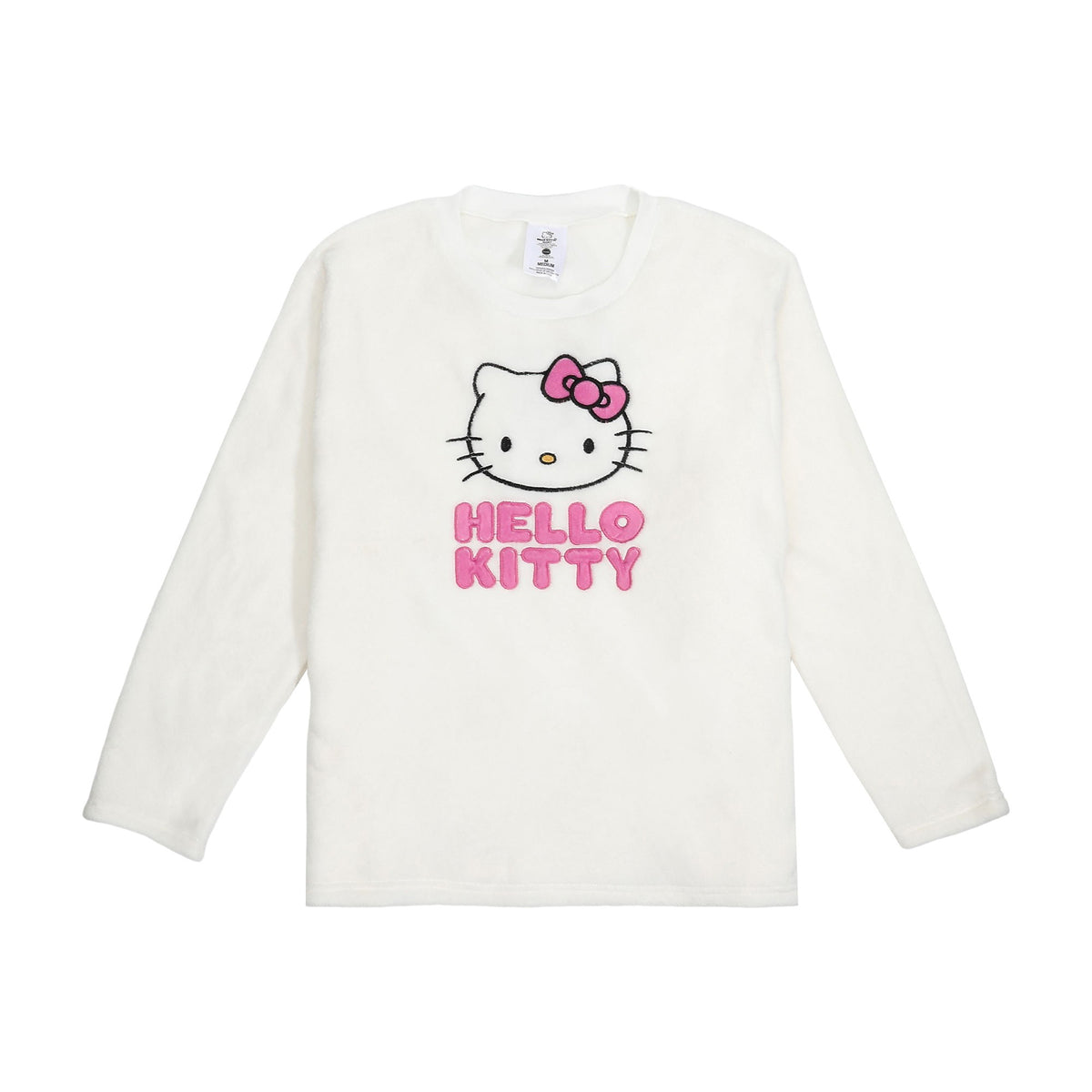 Hello Kitty Long Sleeve Applique Pajama Set for Women