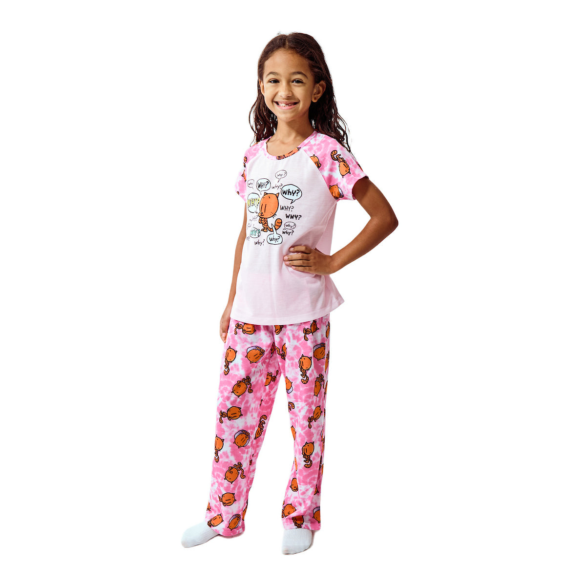 Dog Man Girls' Pajama Set