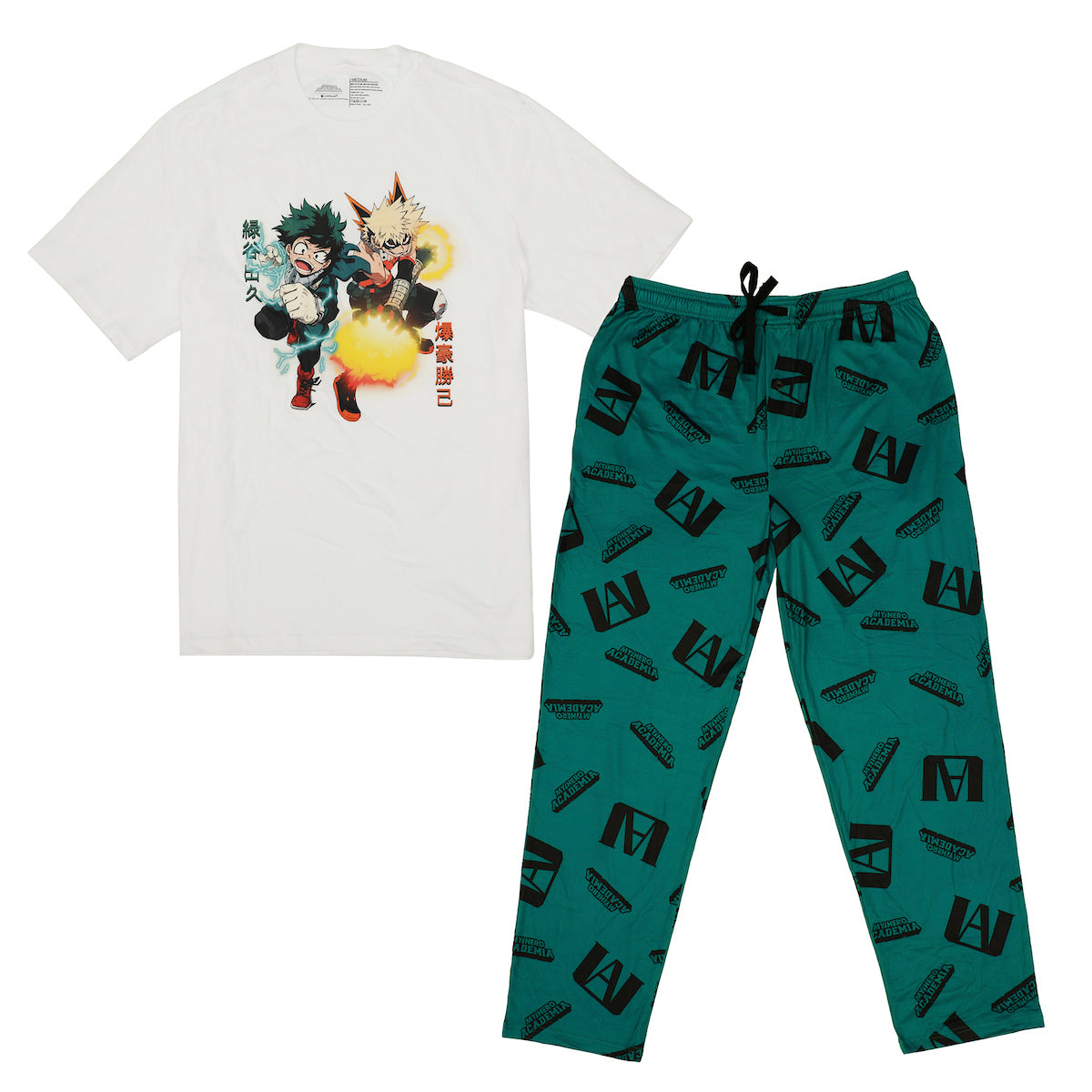 My Hero Academia Deku & Bakugo Men's Sleep Set