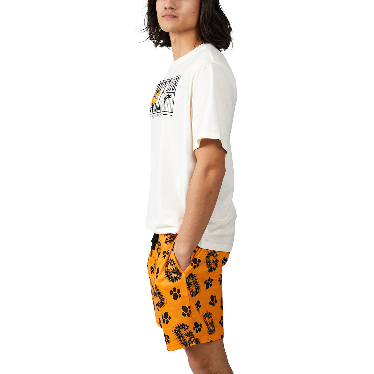 Garfield University Since 1978 Men's 2-Pack T-Shirt & Lounge Shorts Sleep Set