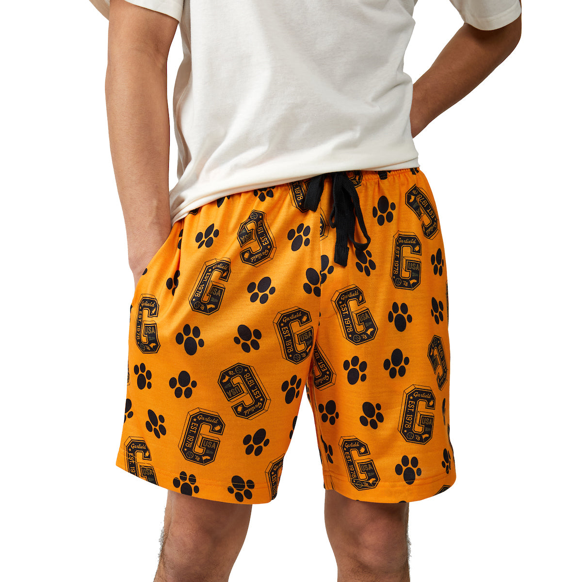 Garfield University Since 1978 Men's 2-Pack T-Shirt & Lounge Shorts Sleep Set