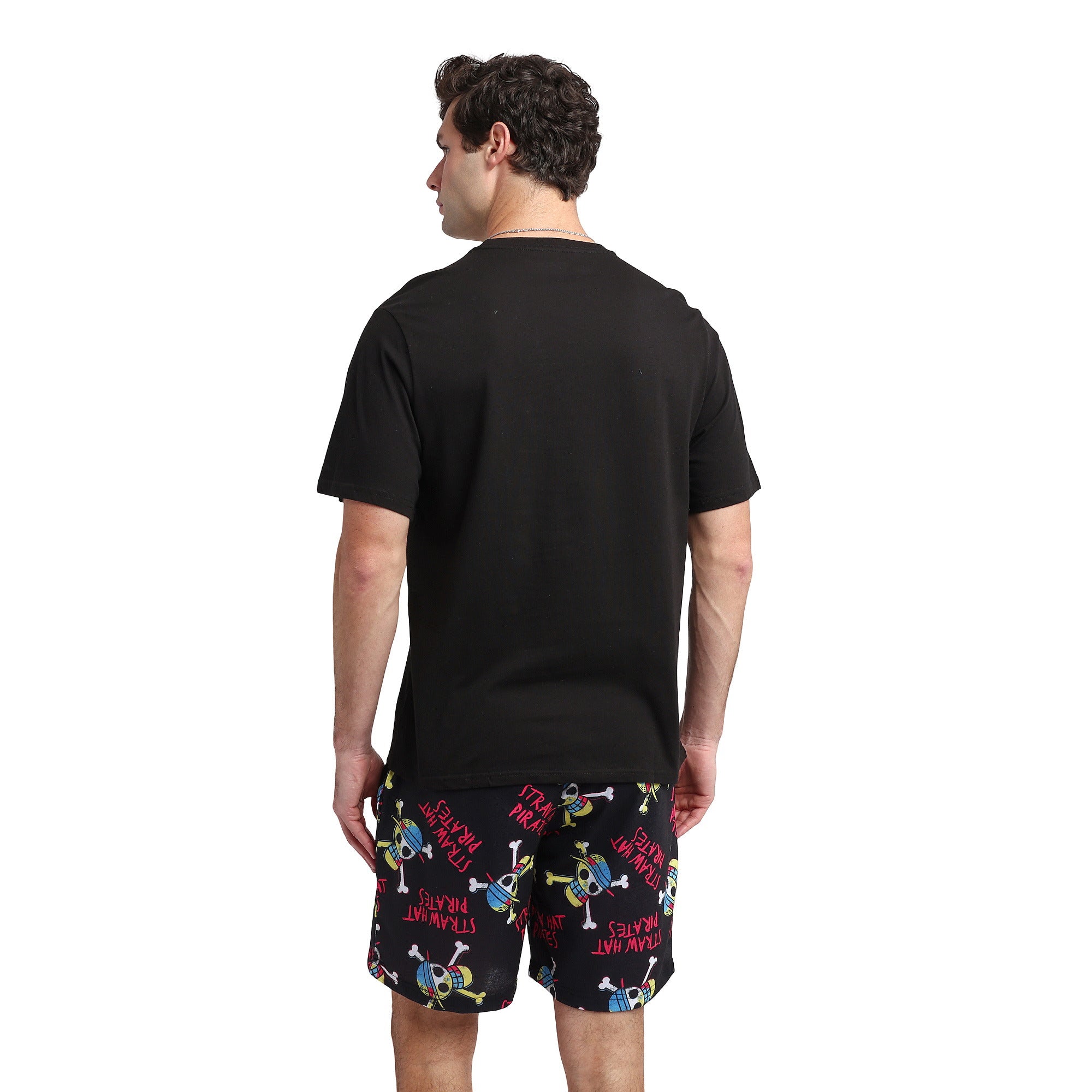 One Piece Live Action Straw Hat Skull & Crossbones Logo Men's 2-Pack Pajama Set