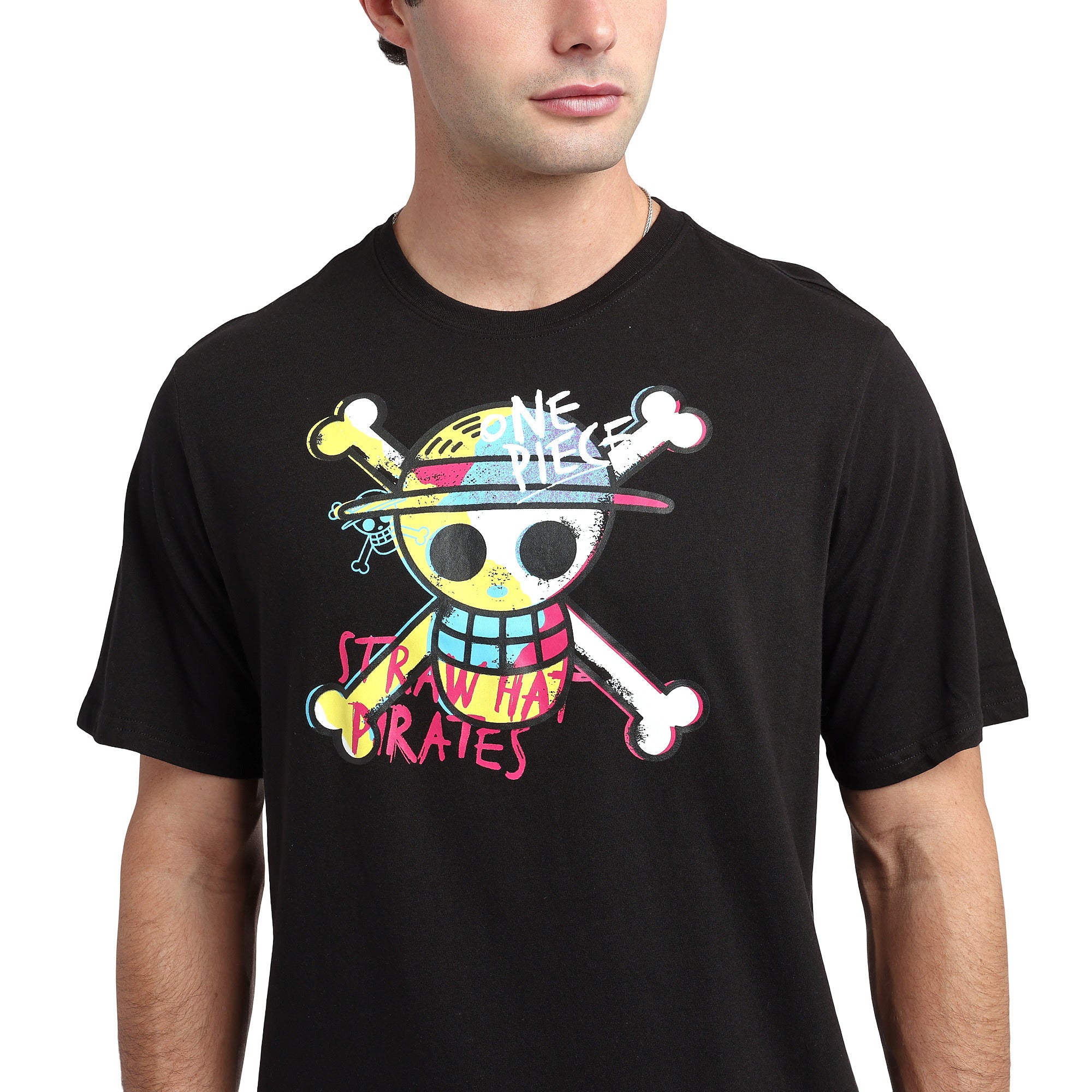 One Piece Live Action Straw Hat Skull & Crossbones Logo Men's 2-Pack Pajama Set