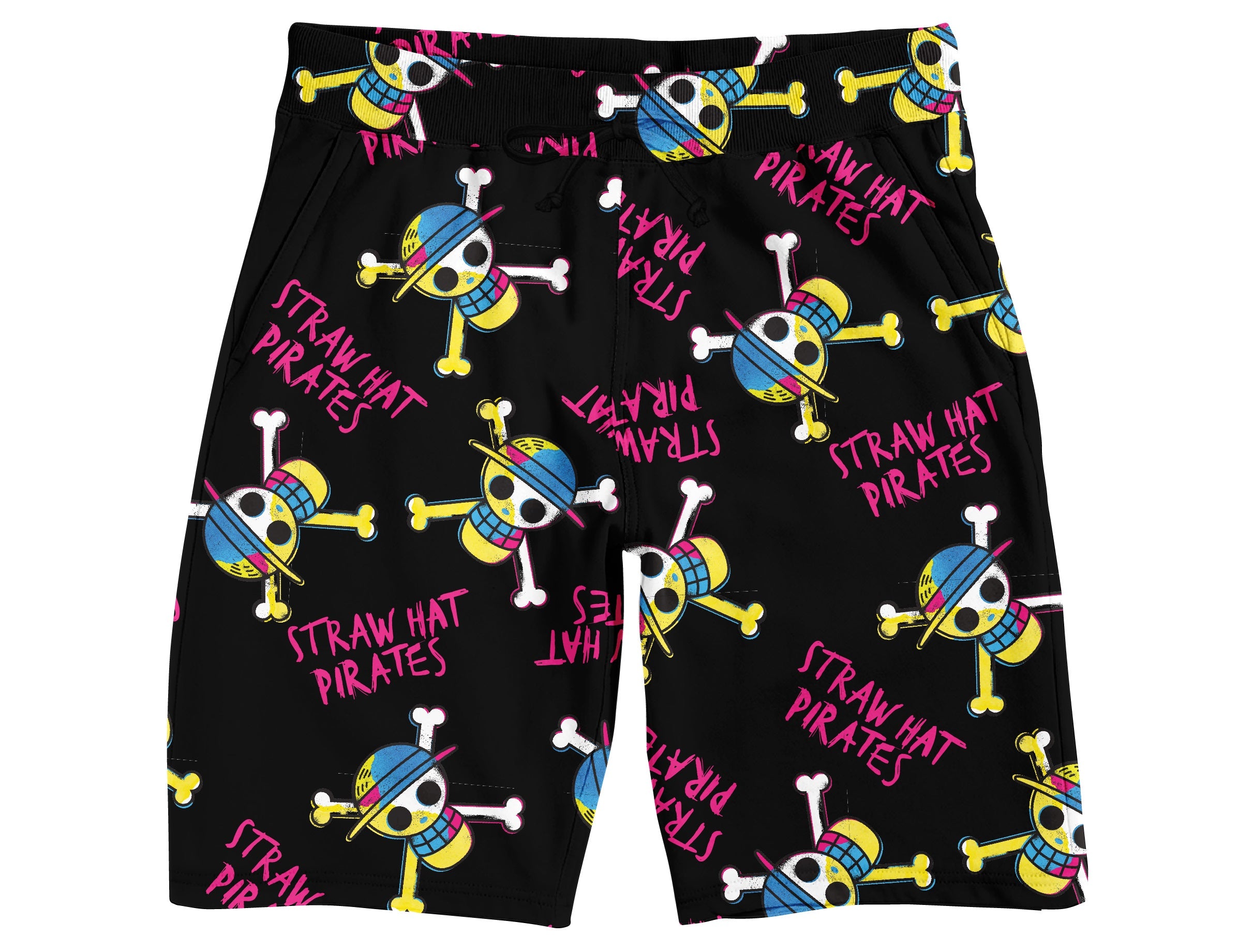 One Piece Live Action Straw Hat Skull & Crossbones Logo Men's 2-Pack Pajama Set