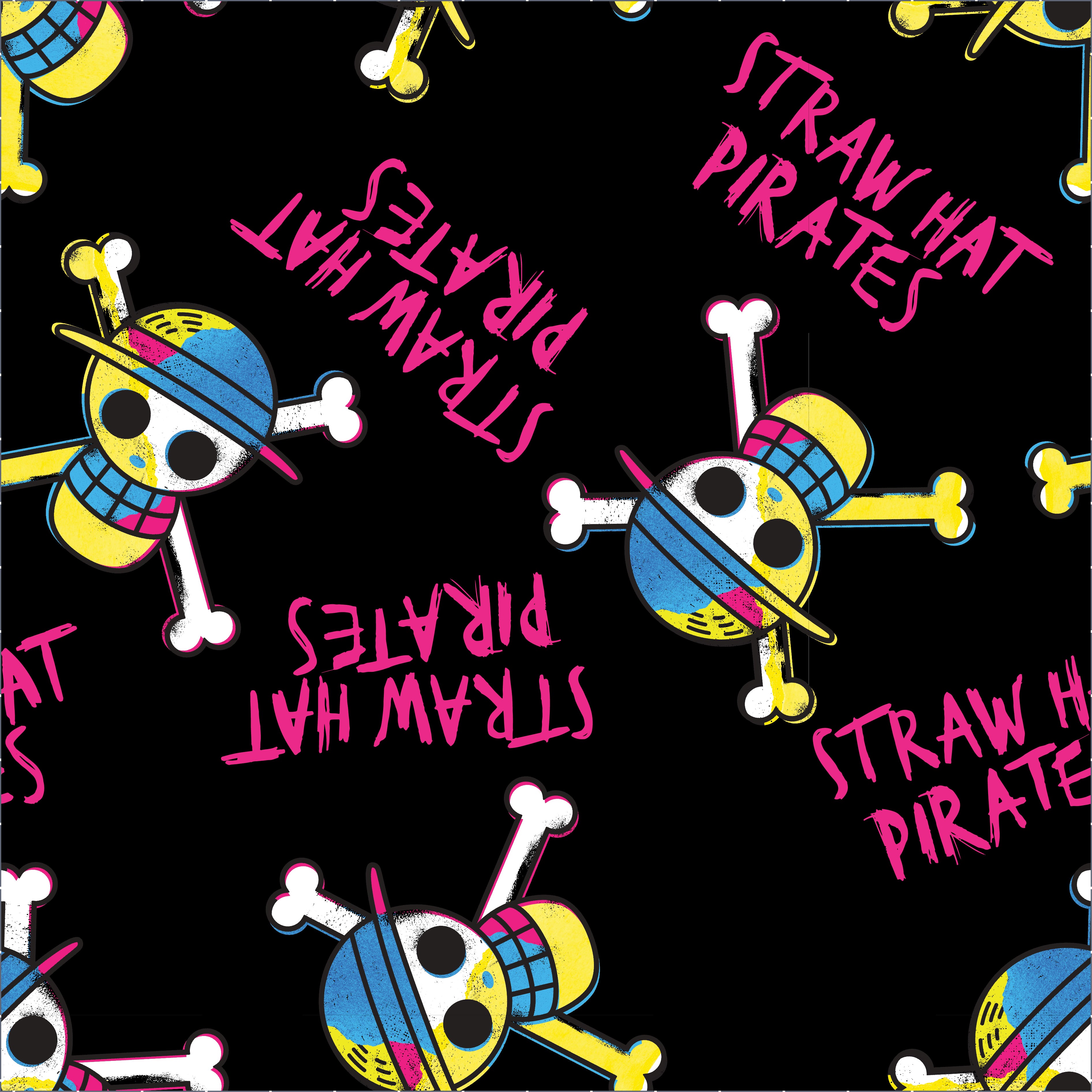 One Piece Live Action Straw Hat Skull & Crossbones Logo Men's 2-Pack Pajama Set