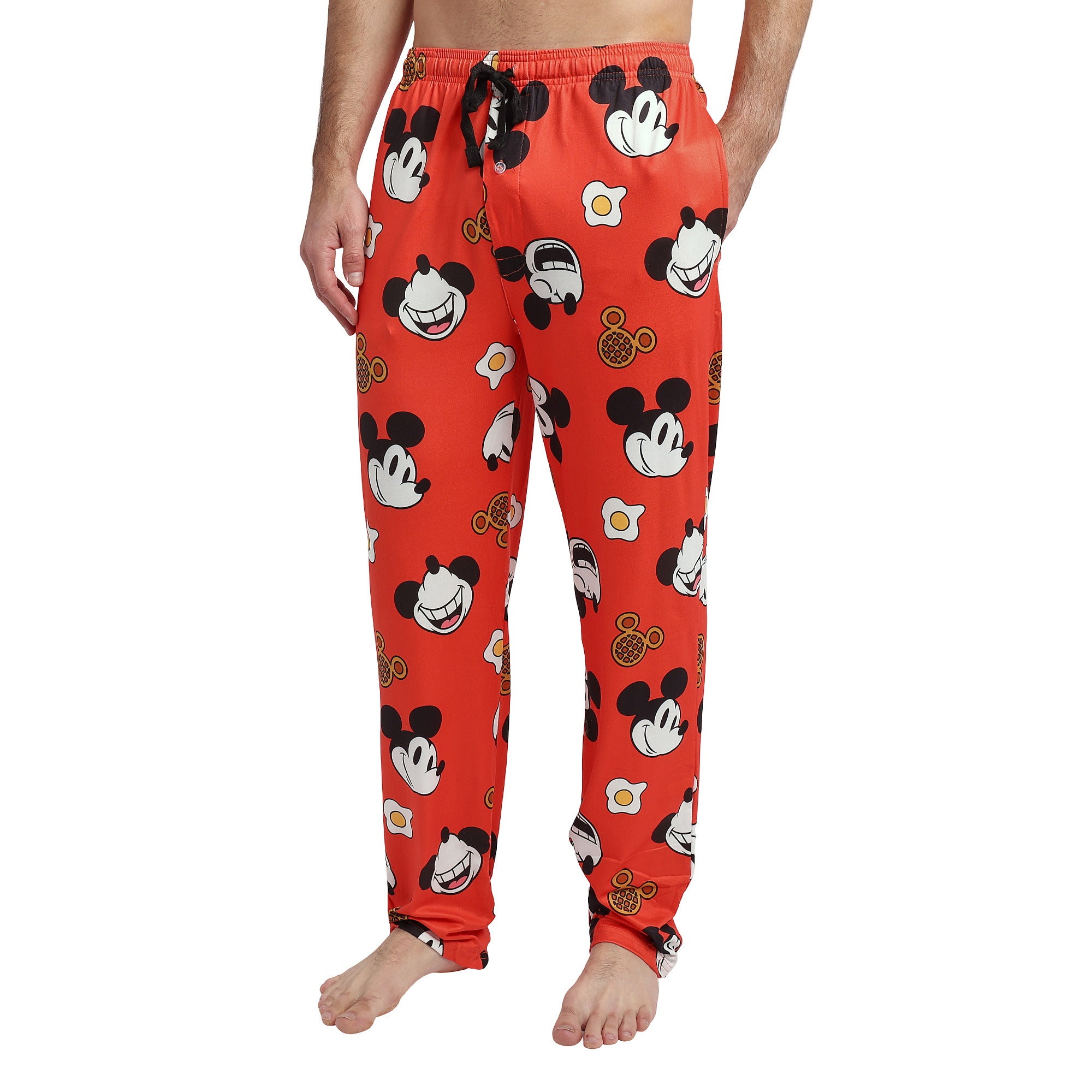 Disney Mickey Mouse Character Print Men's 2-Pack Pajama Set