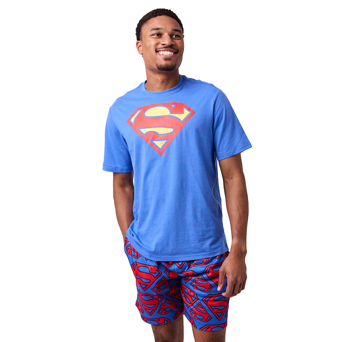 Superman Logo Men's 2-Pack Pajama Set