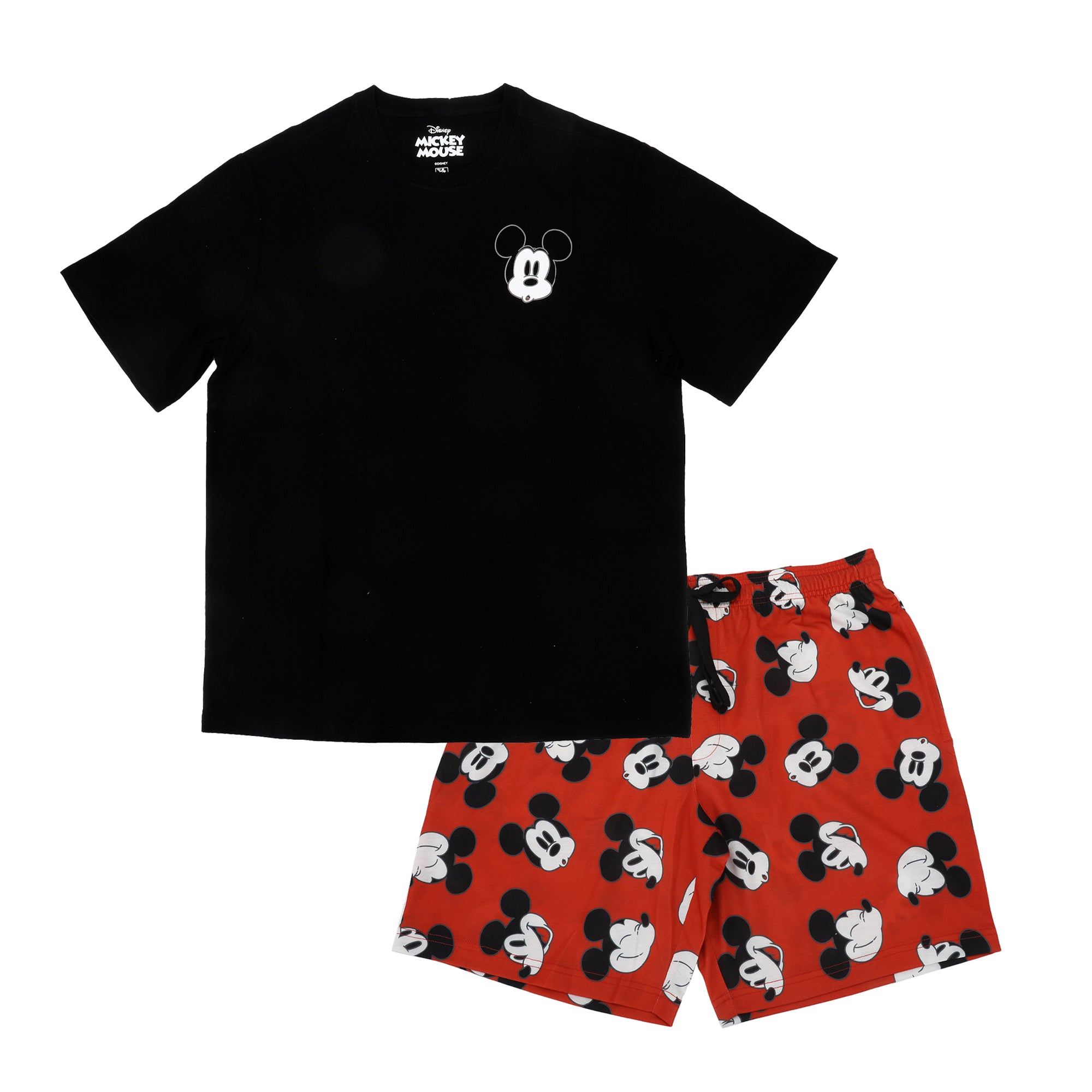 Mickey Mouse Classic Mickey Faces Men’s 2-Pack Pajama Set