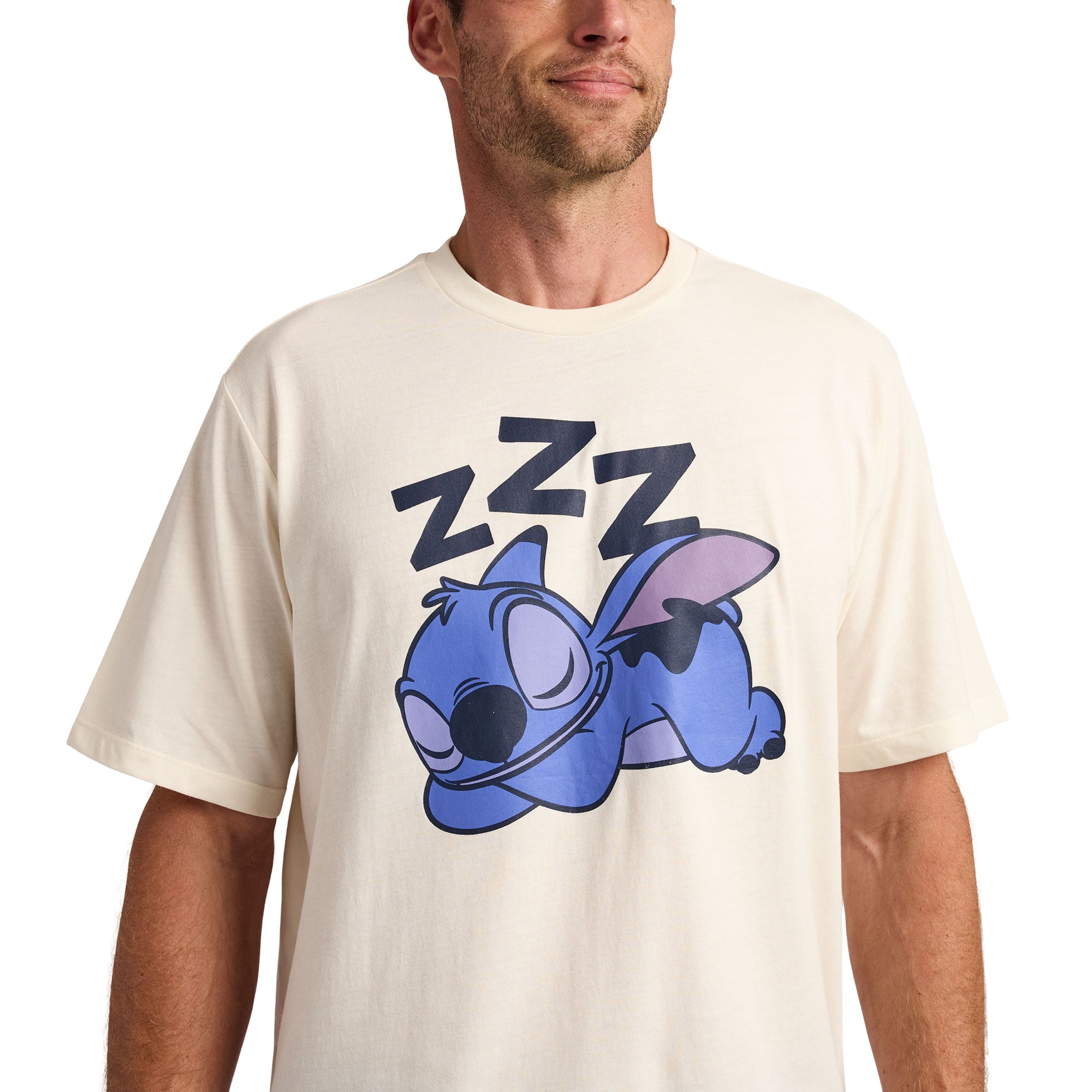Lilo & Stitch Sleeping Stitch Men’s 2-Pack Pajama Set