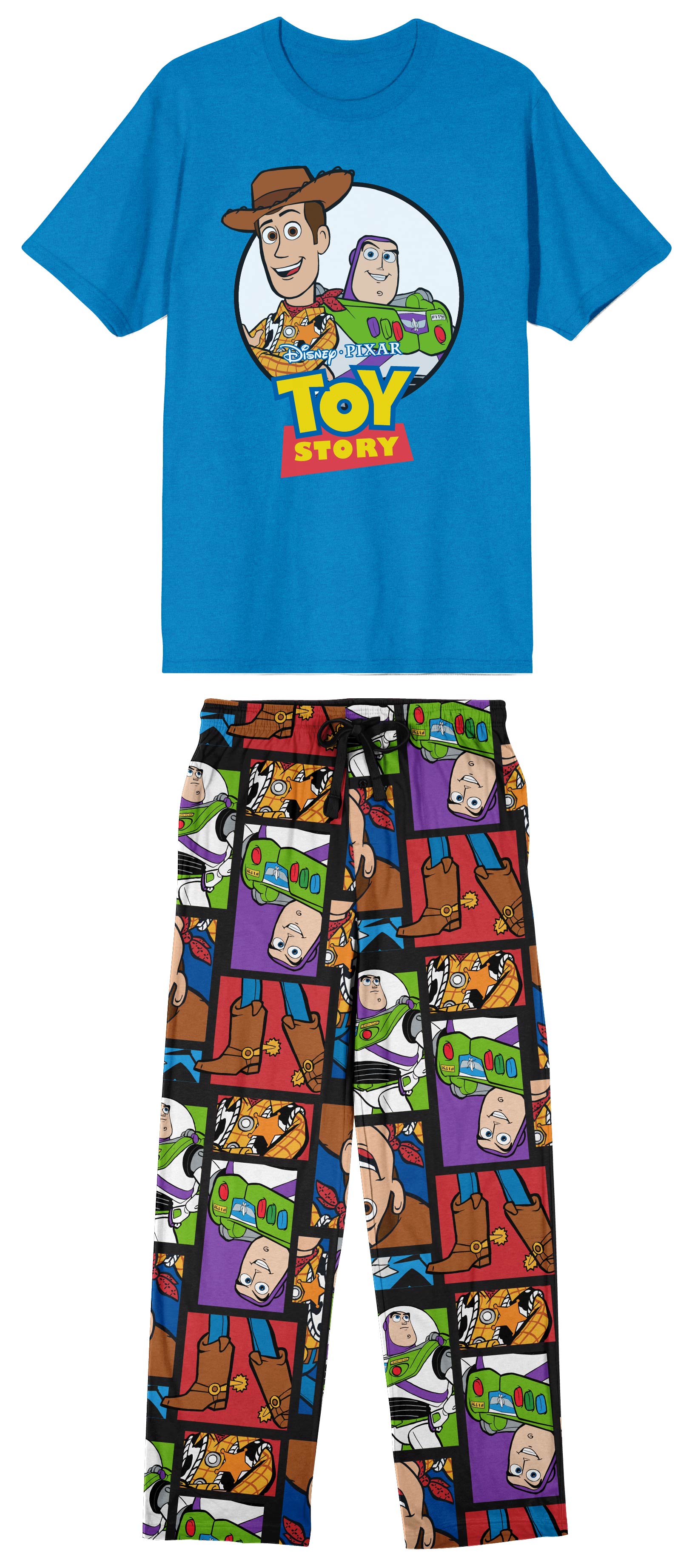Toy Story Buzz & Woody Men’s 2-Pack Pajama Set