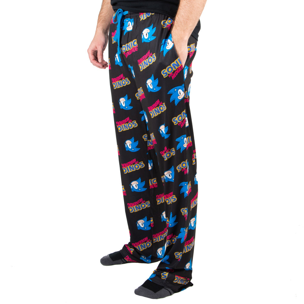 Sonic the Hedgehog Video Game Character Mens All over Print Sleep Pajama Pants