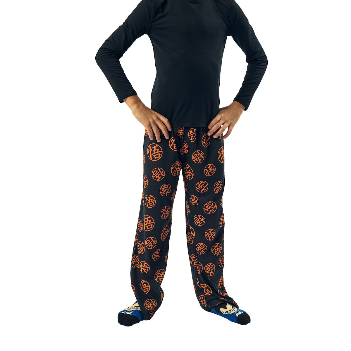 Dragon Ball Z Characters & Kanji Boy's 2-Pack Sleep Pajama Pants
