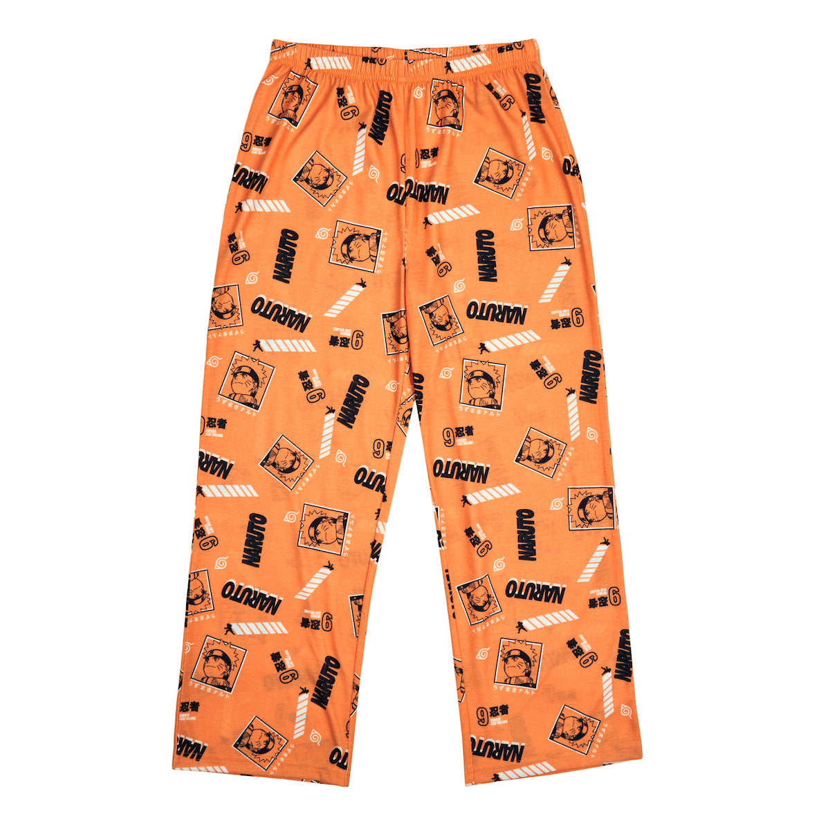 Naruto Main Character & Icons Boy's 2-Pack Sleep Pajama Pants