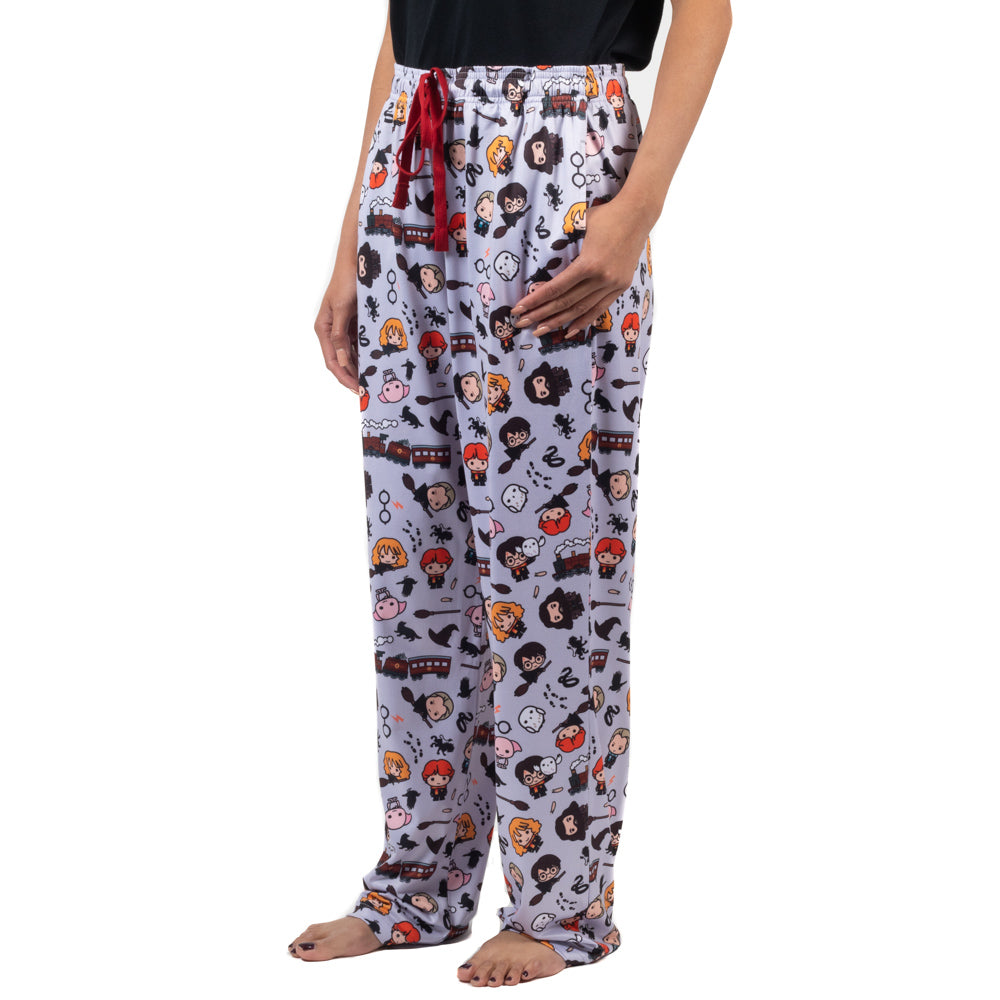 Harry Potter Chibi AOP Women's Sleep Pajama Pants