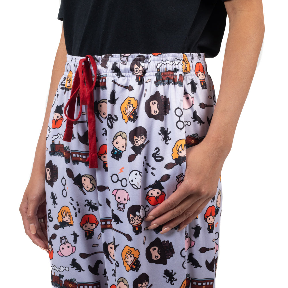 Harry Potter Chibi AOP Women's Sleep Pajama Pants