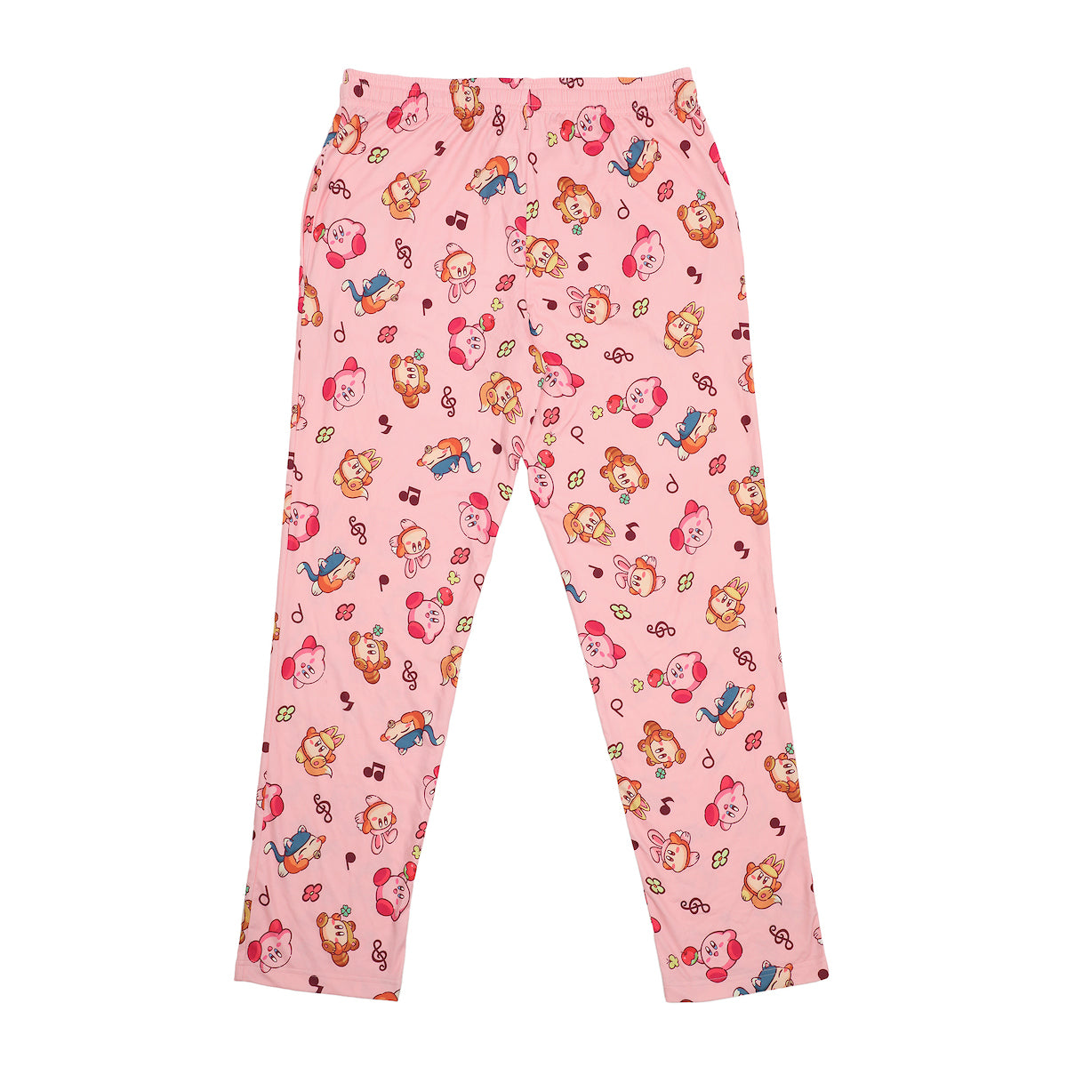 Kirby Pink Adult Womens Sleep Pants - Cozy Nightwear for Gamers