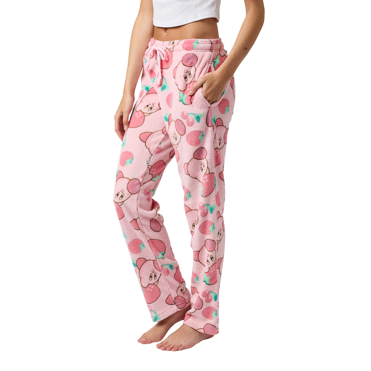 Kirby Strawberries Women's Sleep Pajama Pants
