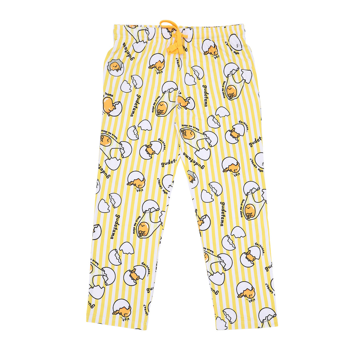 Gudetama All-Over Character Print Women's Yellow Sleep Pajama Pants
