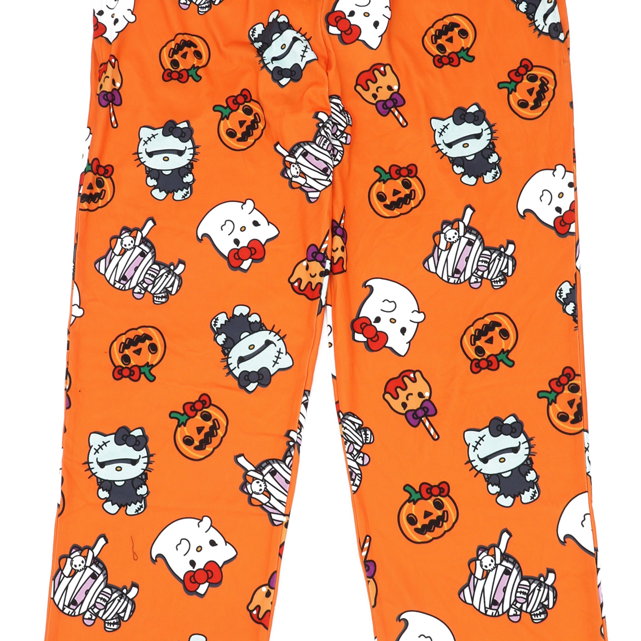 Hello Kitty Halloween Costumes Women's Orange Sleep Pajama Pants