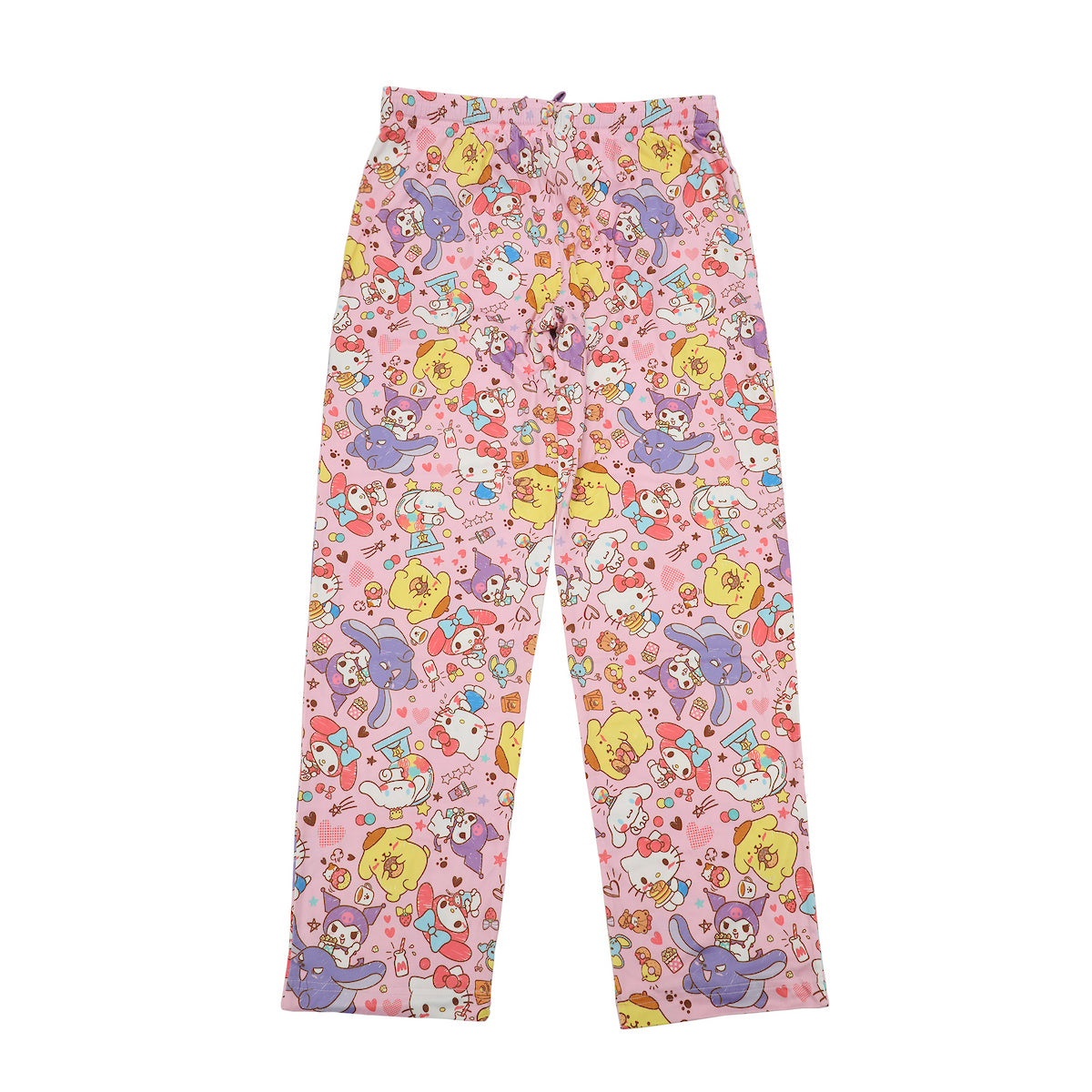 Hello Kitty & Friends All-Over Character Print Women's Pink Sleep Pajama Pants
