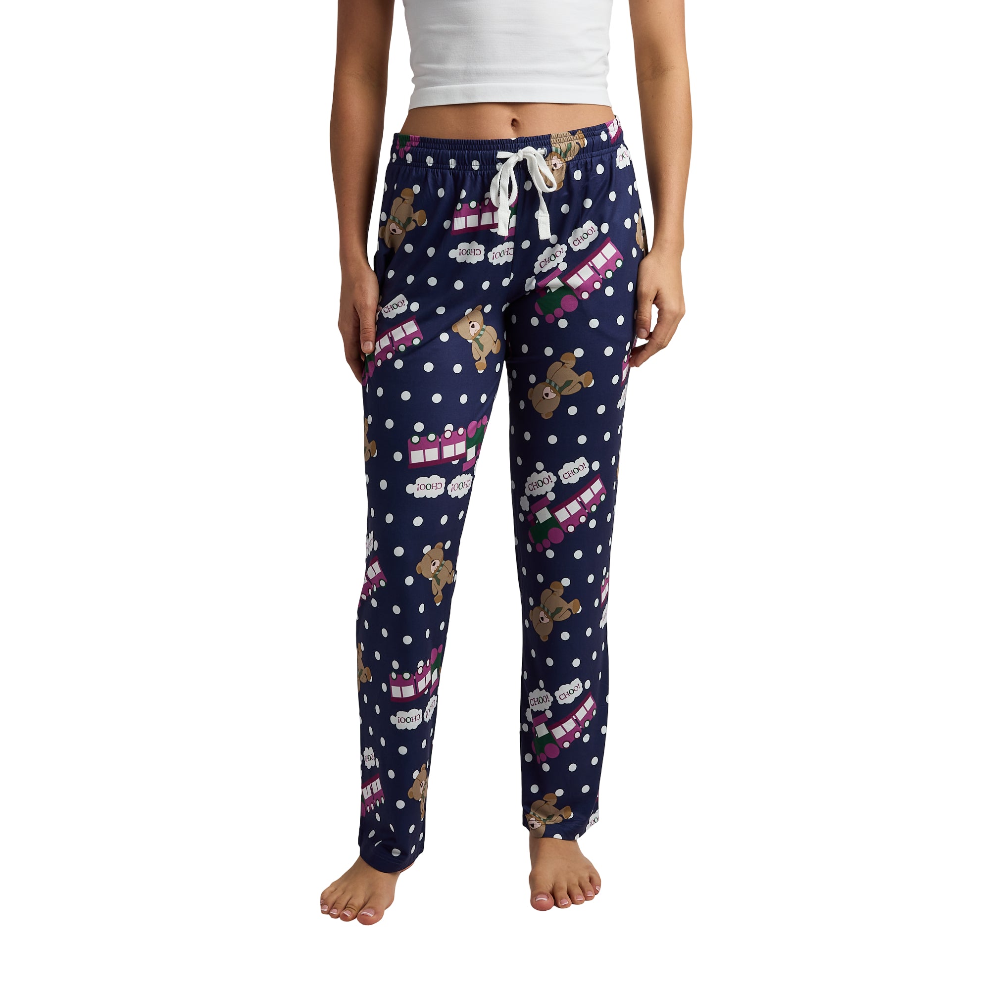 Kpop Demon Hunters Rumi's Choo Choo Train Women's Sleep Pajama Pants