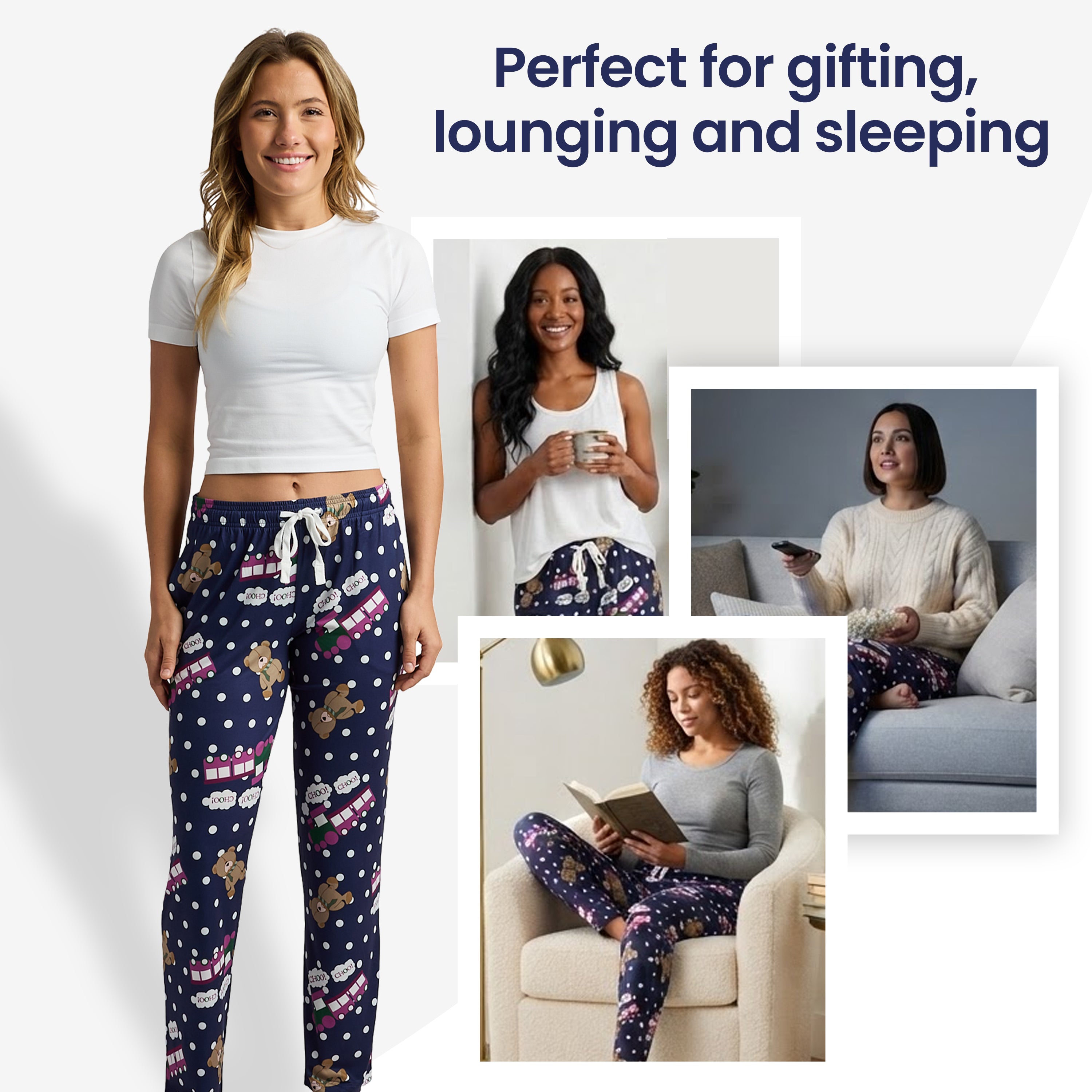 Kpop Demon Hunters Rumi's Choo Choo Train Women's Sleep Pajama Pants