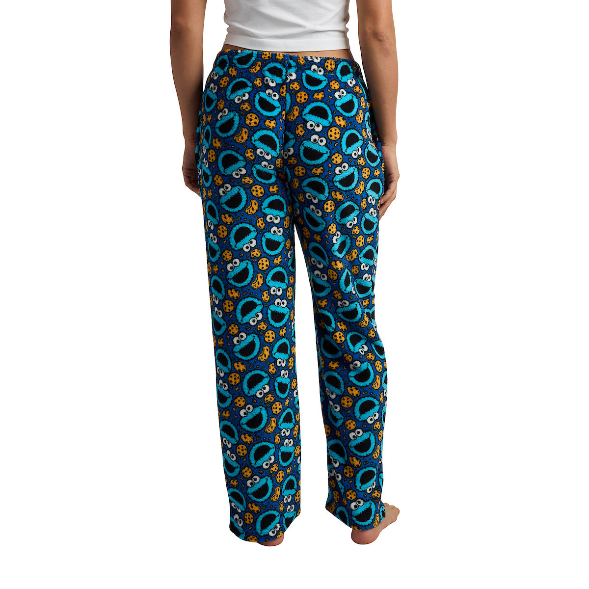 Sesame Street Cookie Monster All-Over Print Women's Sleep Pajama Pants