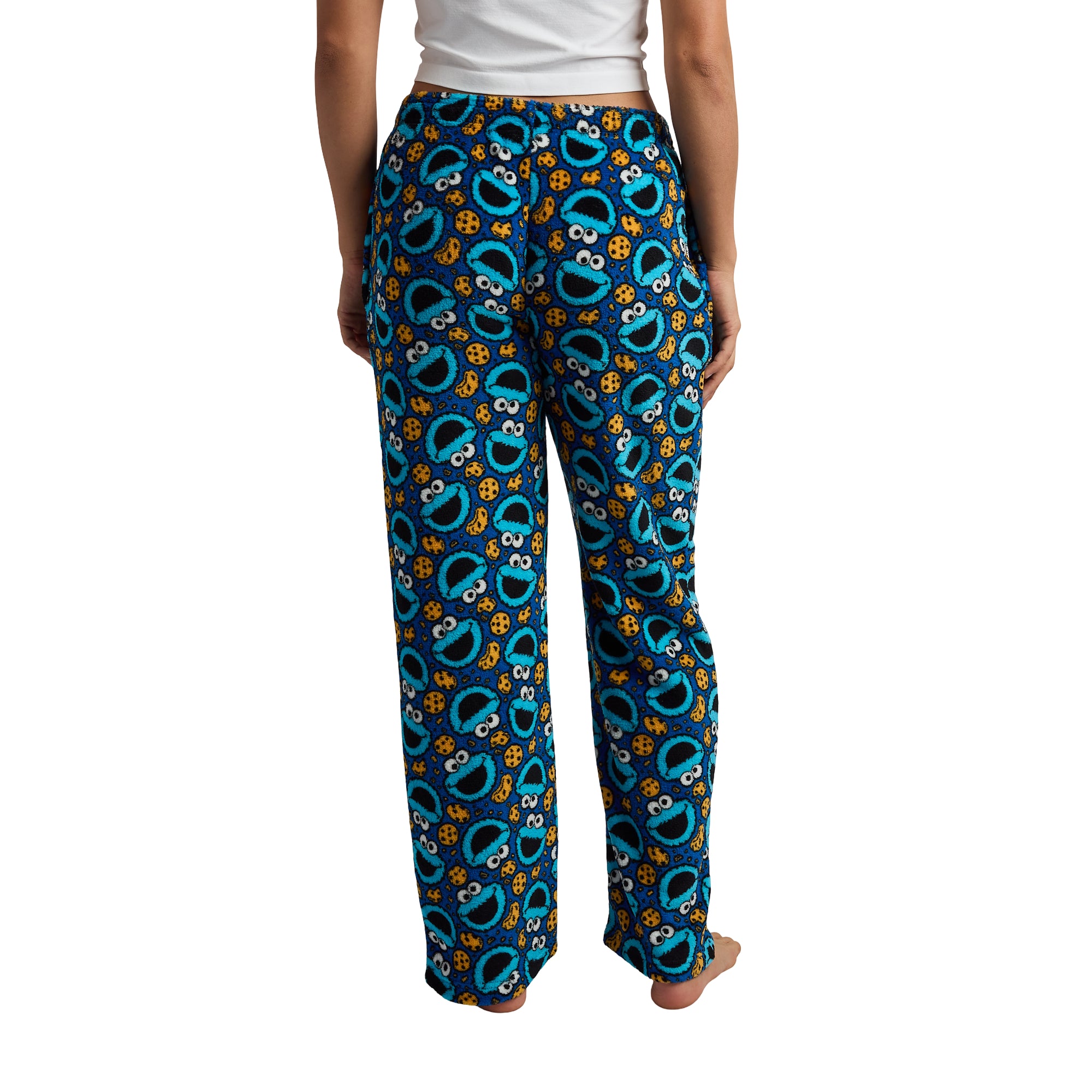 Sesame Street Cookie Monster All-Over Print Women's Sleep Pajama Pants
