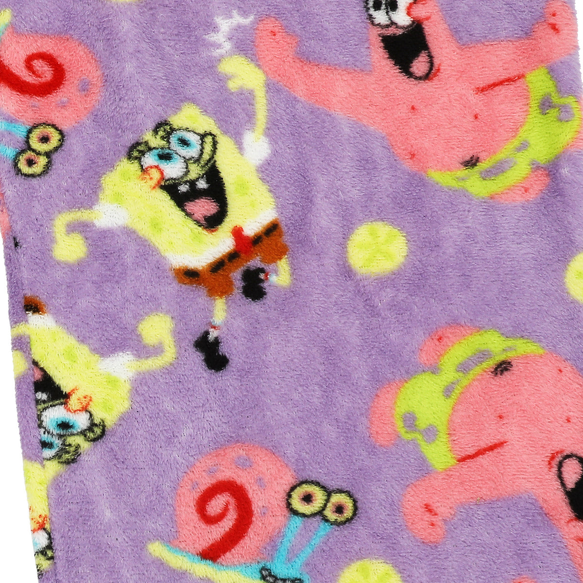 Spongebob Squarepants Favorite Characters All-Over Print Women's Sleep Pajama Pants