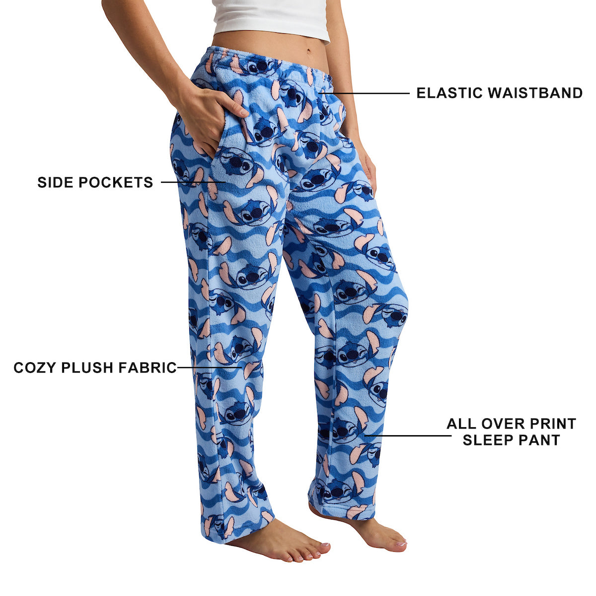 Disney's Lilo & Stitch All-Over Print Women's Sleep Pajama Pants