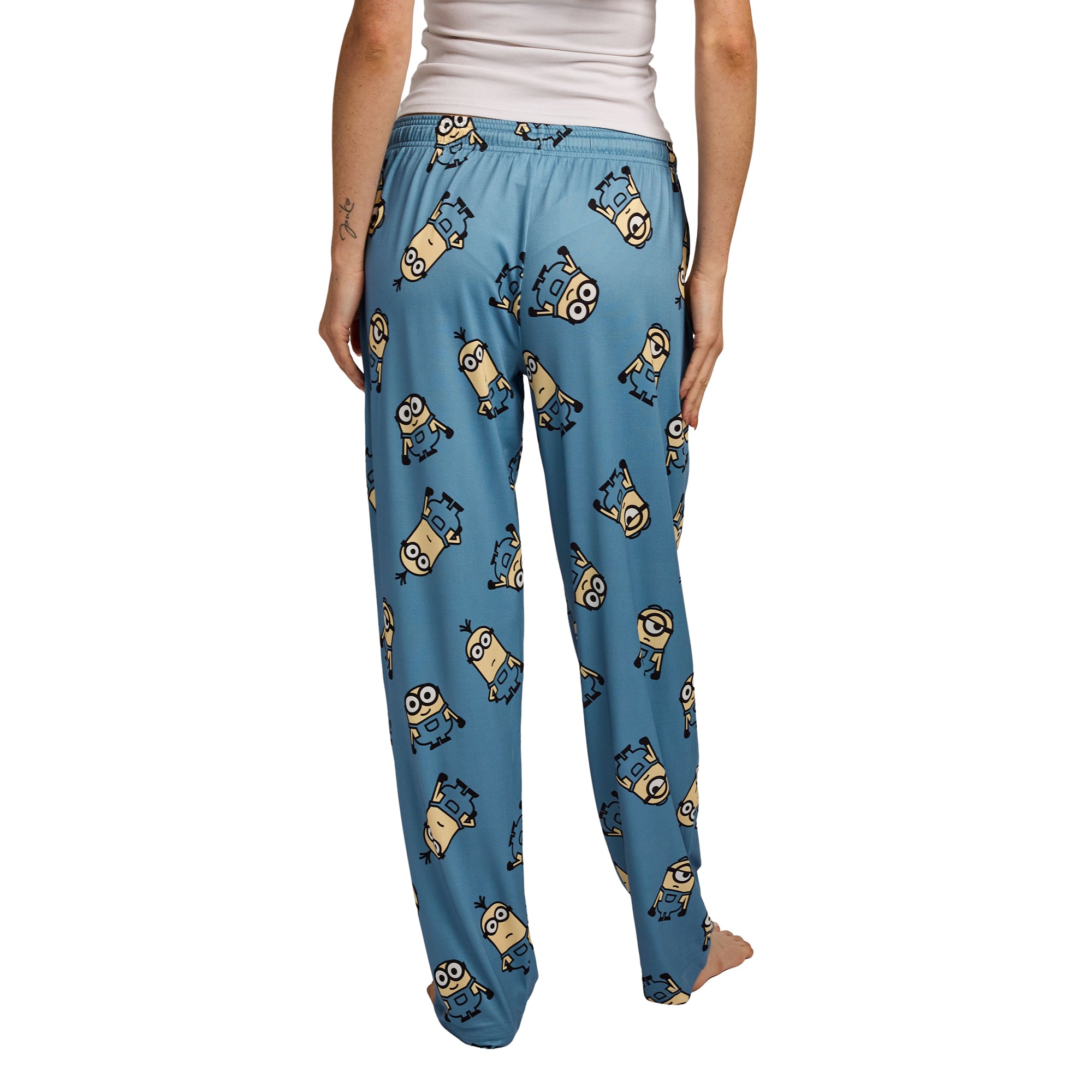 Minions Character All-Over Print Women's Sleep Pajama Pants