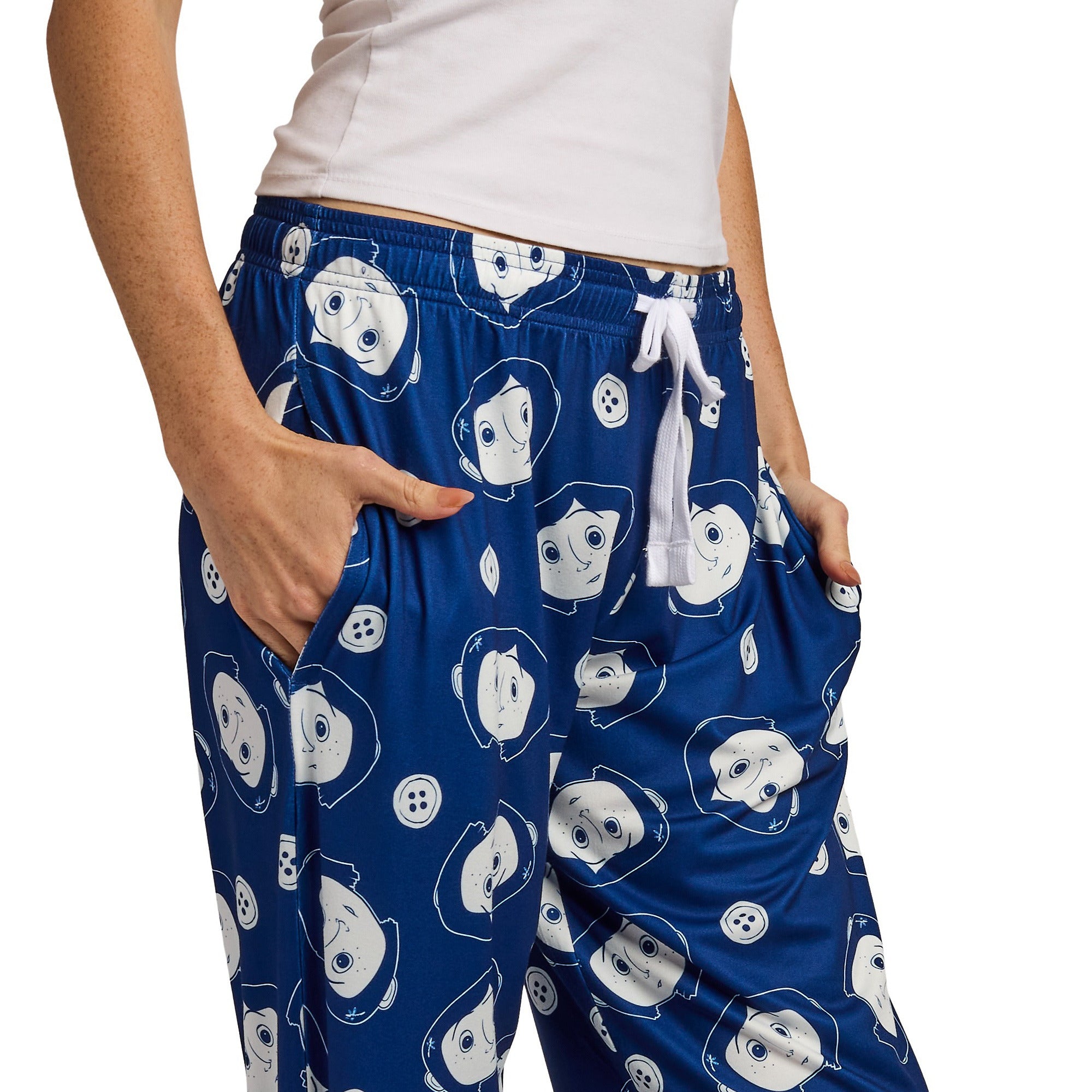 Coraline Character All-Over Print Women’s Sleep Pajama Pants