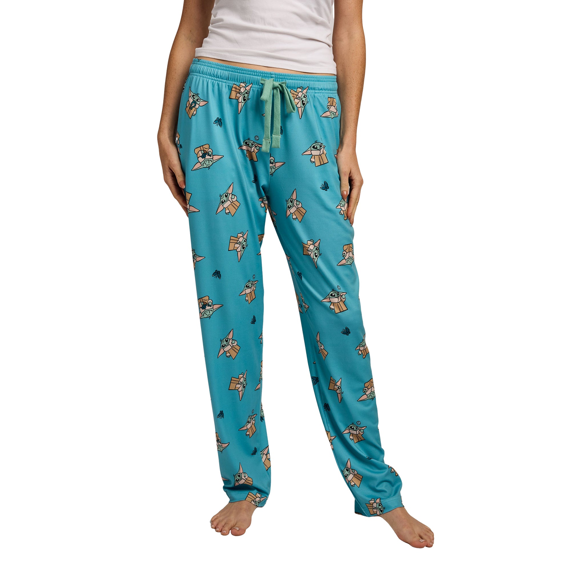 The Mandalorian Grogu All-Over Print Women’s Sleep Pajama Pants