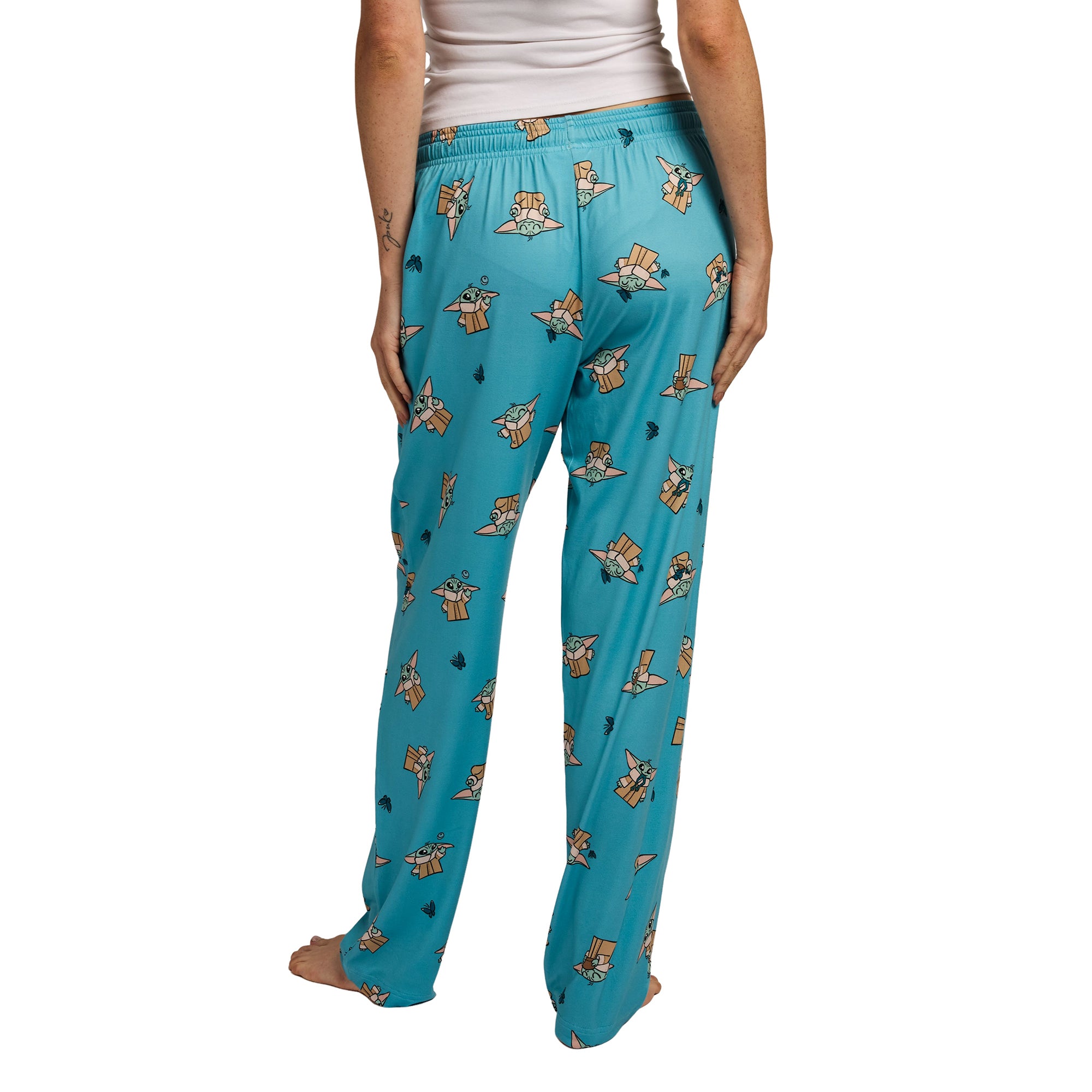 The Mandalorian Grogu All-Over Print Women’s Sleep Pajama Pants