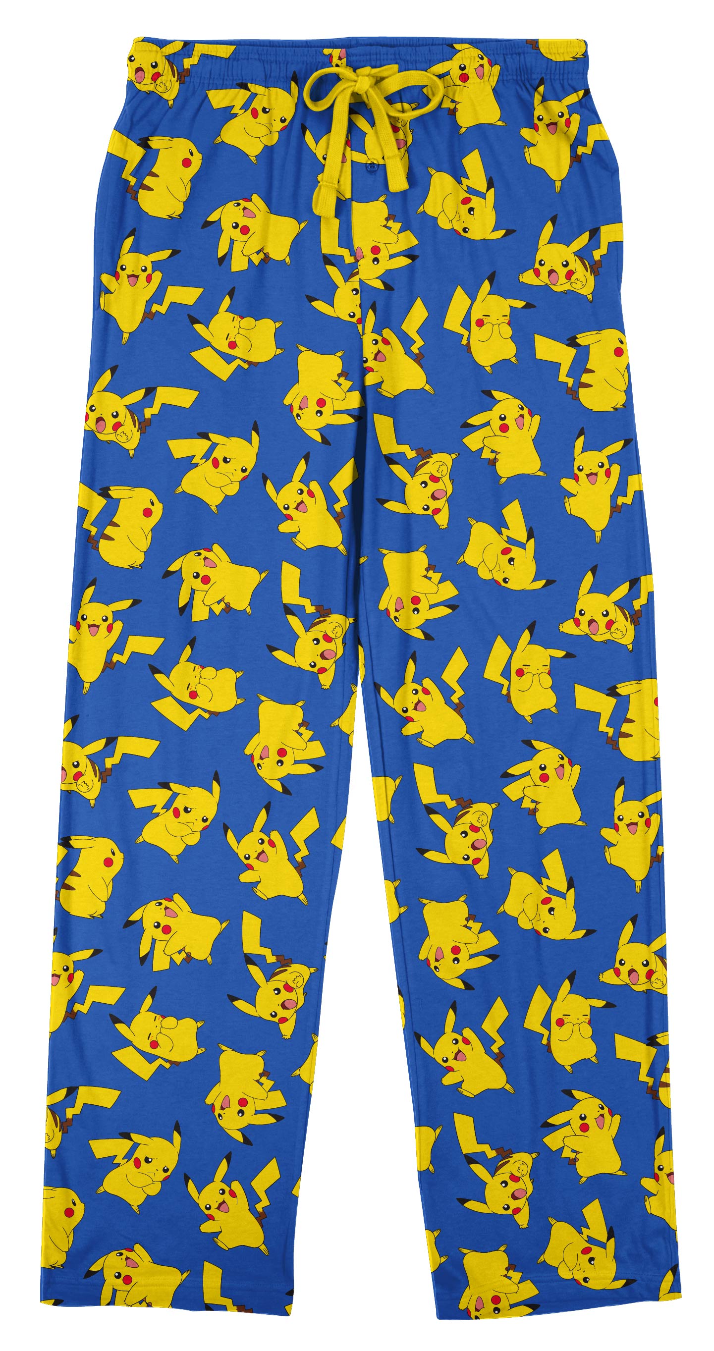 Pokemon Happy Pikachu Men's Blue Sleep Pajama Pants