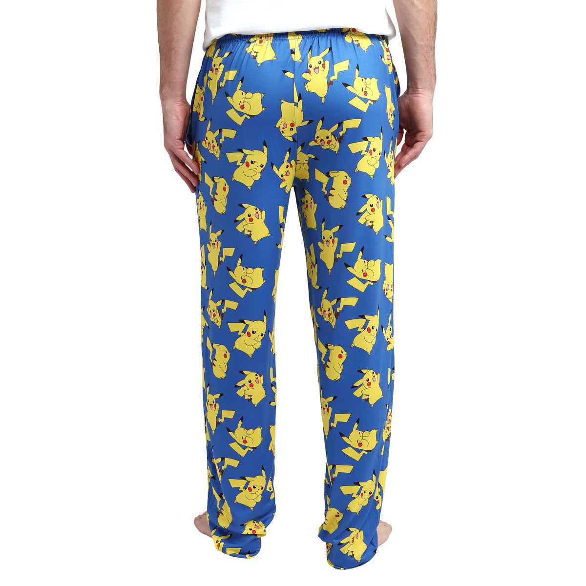 Pokemon Happy Pikachu Men's Blue Sleep Pajama Pants