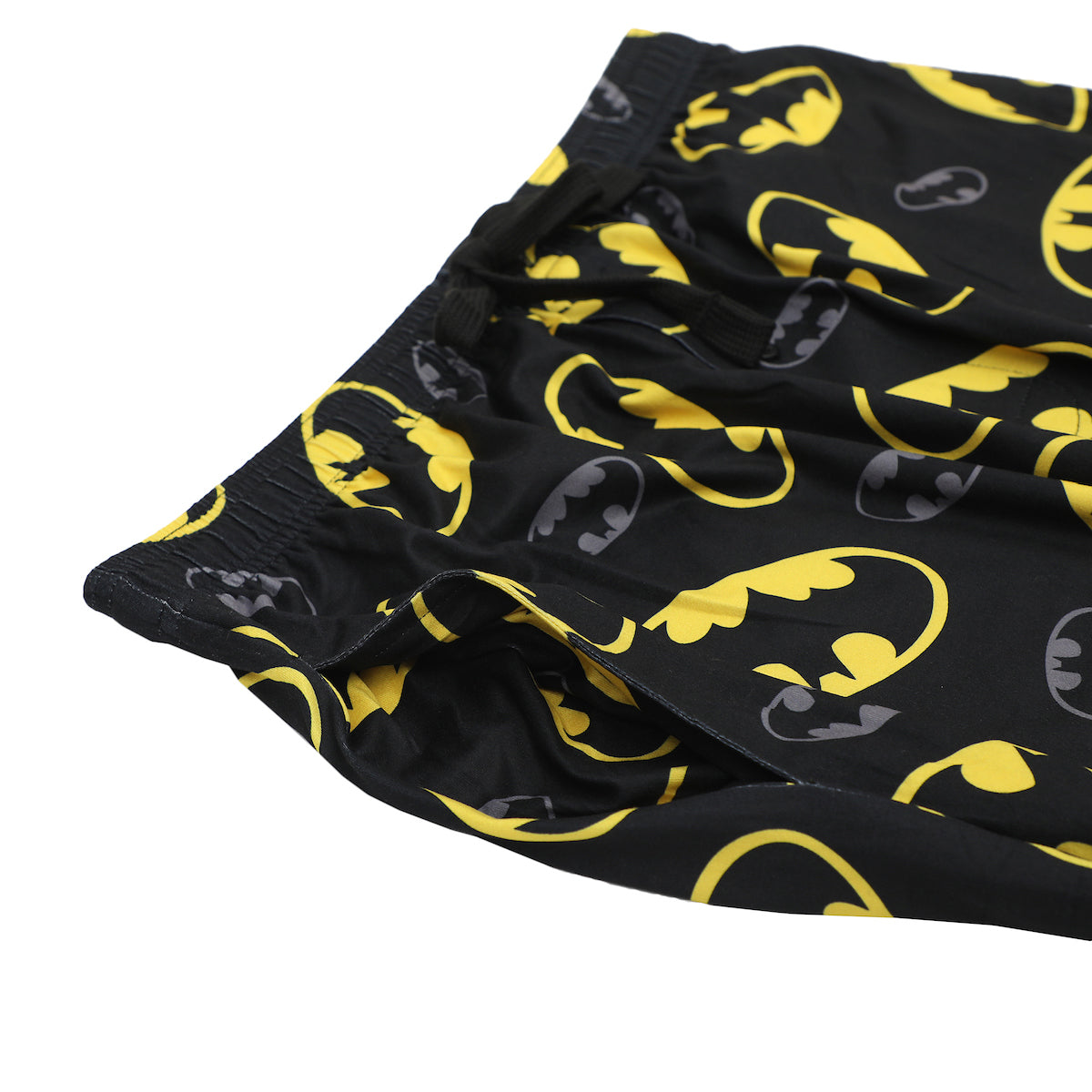 Men's Adult Batman Black Sleep Pants - Gotham Knight Comfort for Superhero Fans
