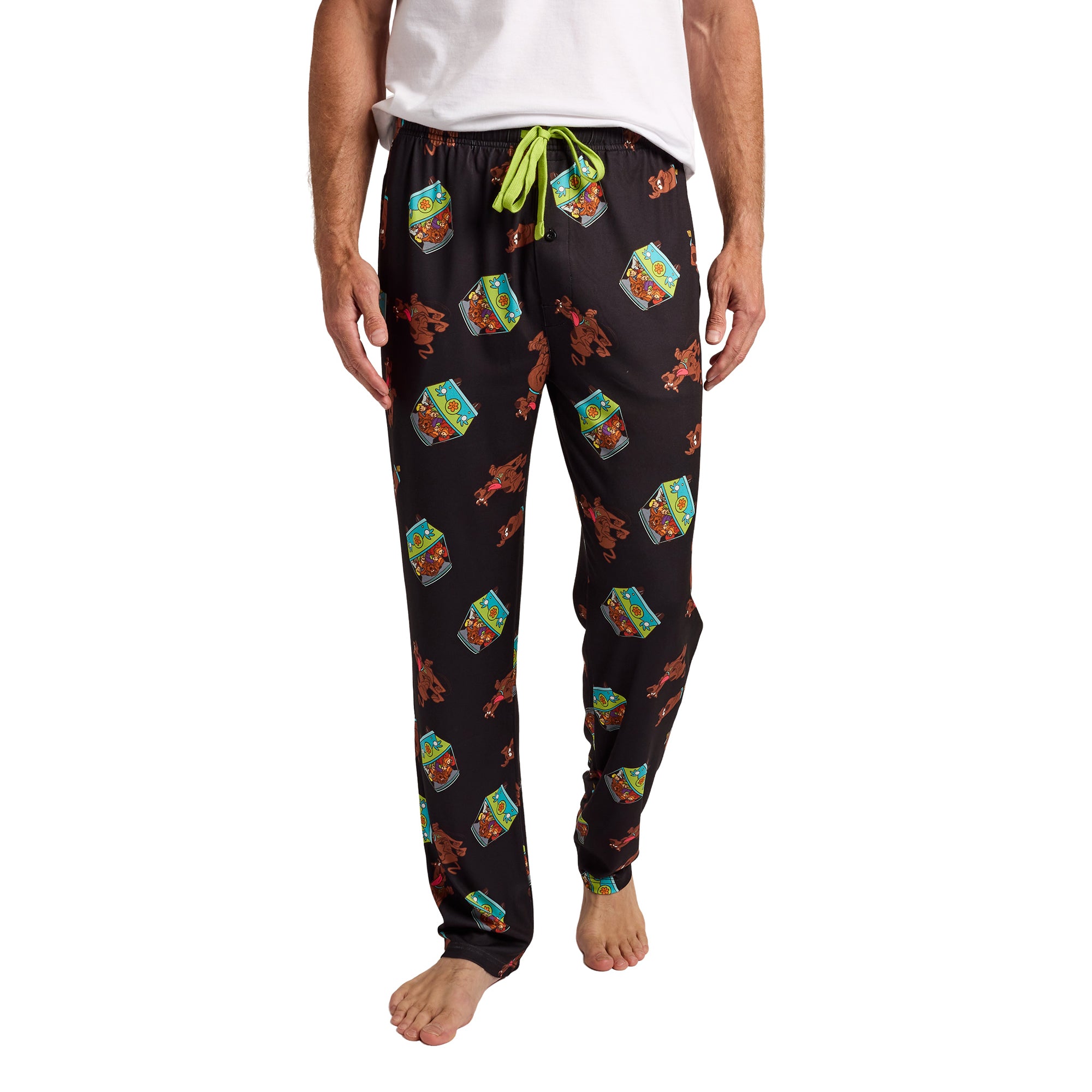 Scooby Doo and The Mystery Machine All-Over Print Men’s Sleep Pajama Pants