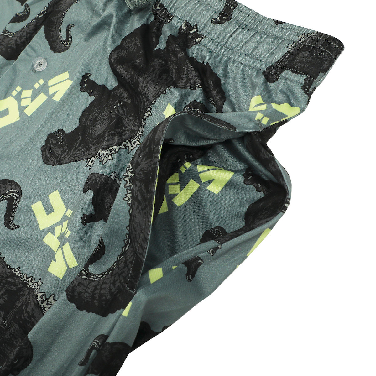 Godzilla All-Over Print Men's Gray Sleep Pajama Pants