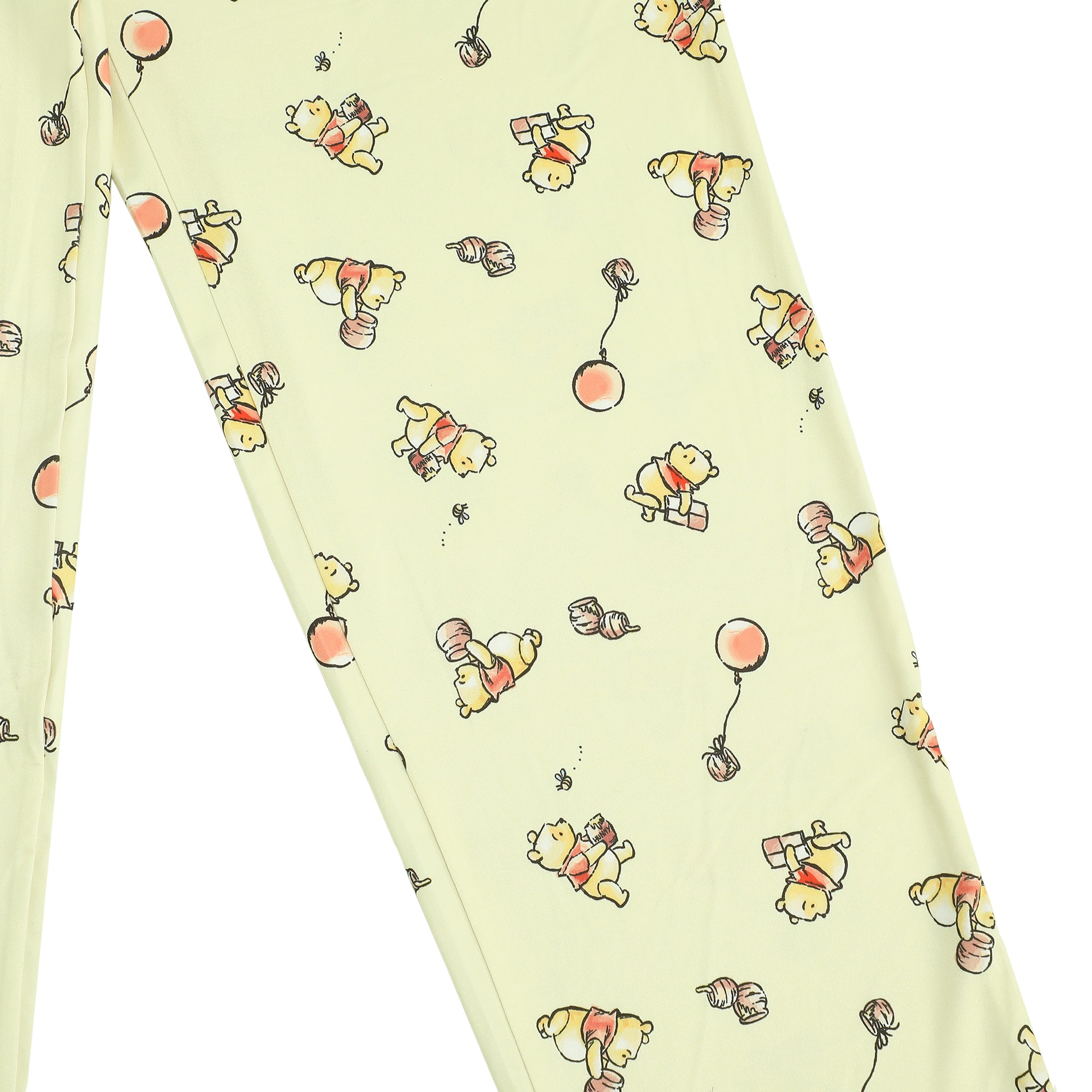Winnie The Pooh Balloons & Honey Unisex Off-White Sleep Pajama Pants