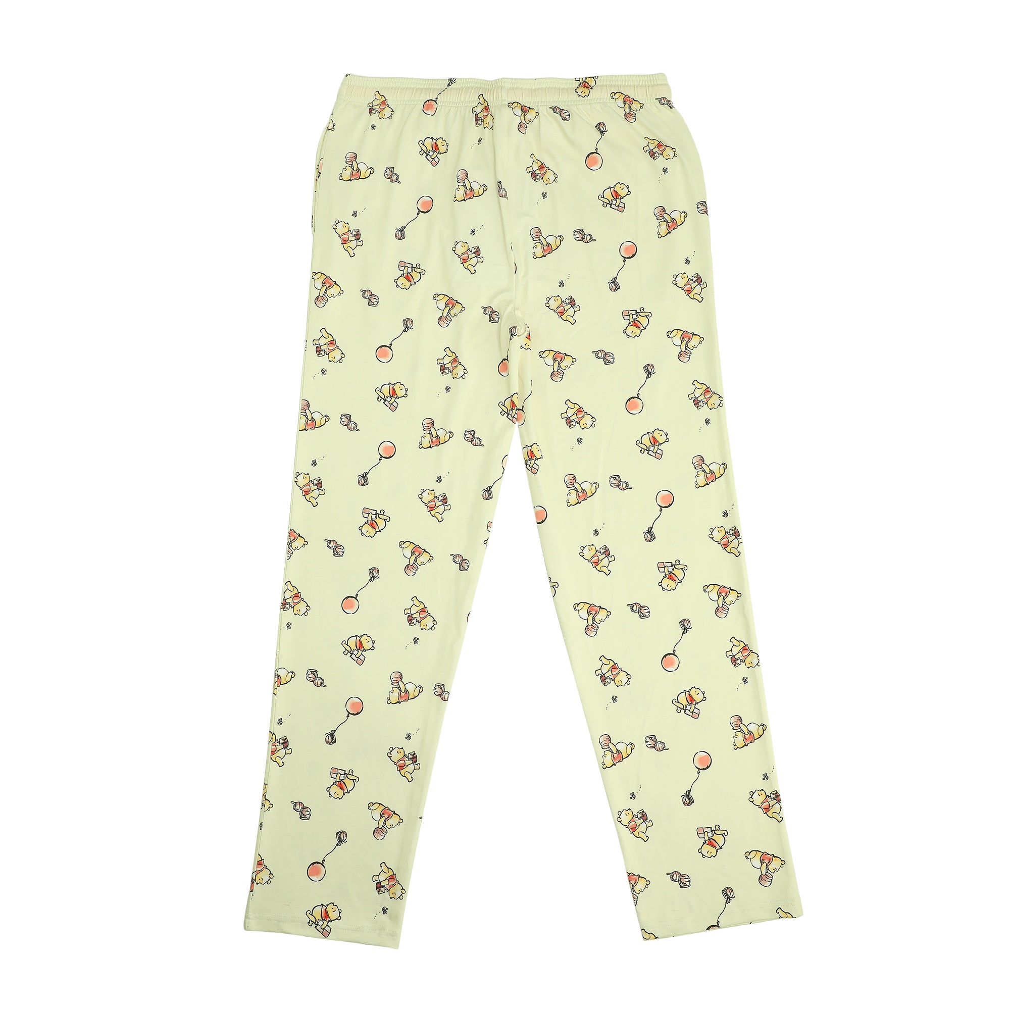 Winnie The Pooh Balloons & Honey Unisex Off-White Sleep Pajama Pants