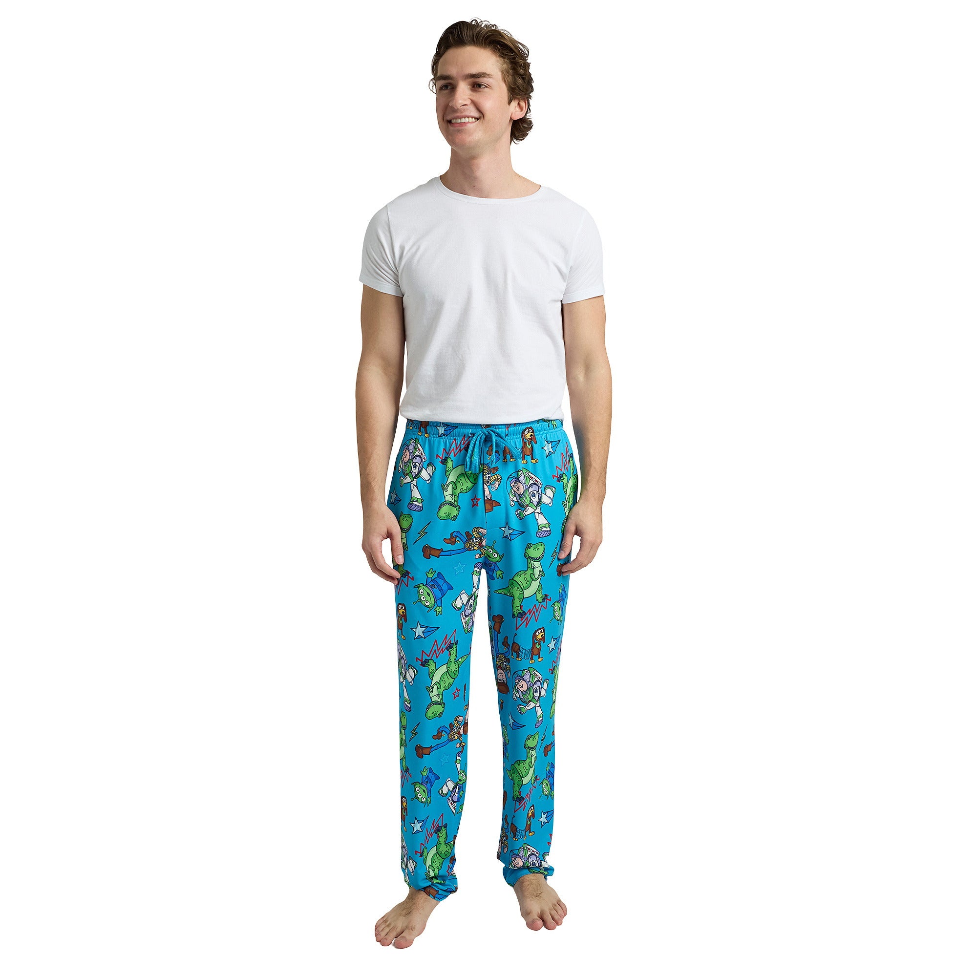 Toy Story Favorite Characters Men's All-Over Print Sleep Pajama Pants