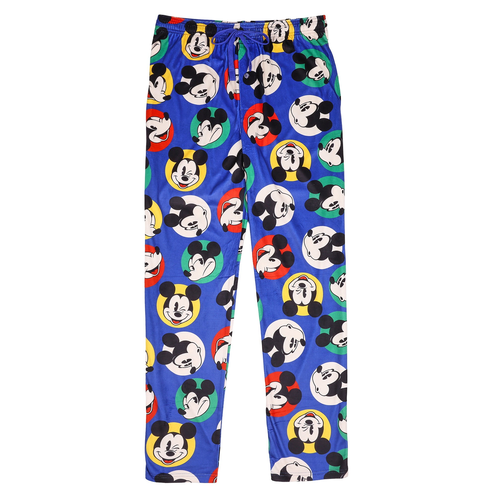 Mickey Mouse Classic All-Over Print Women's Lightweight Plush Minkey Fleece Sleep Pajama Pants