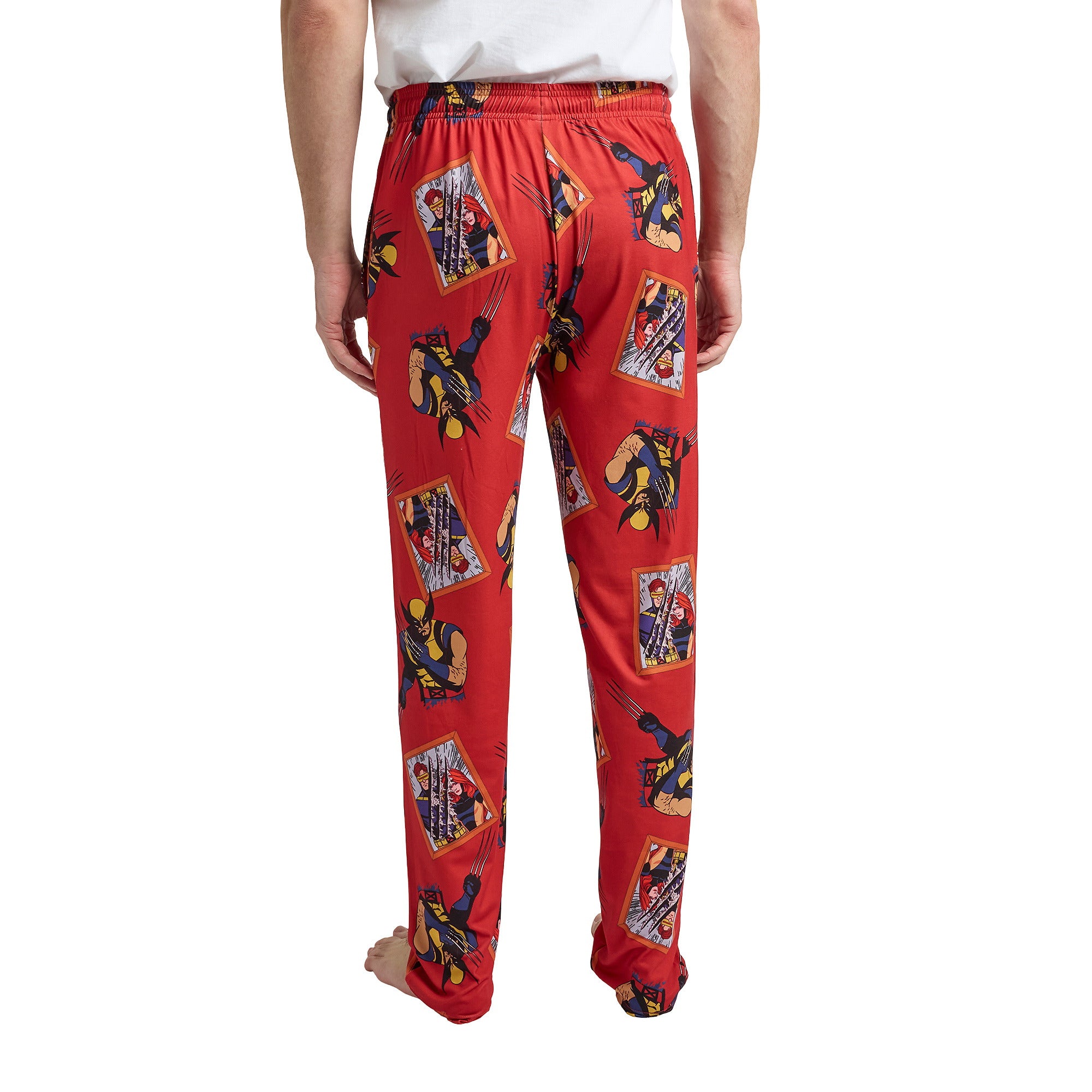 X-Men '97 Wolverine All-Over Character Print Men's Sleep Pajama Pants