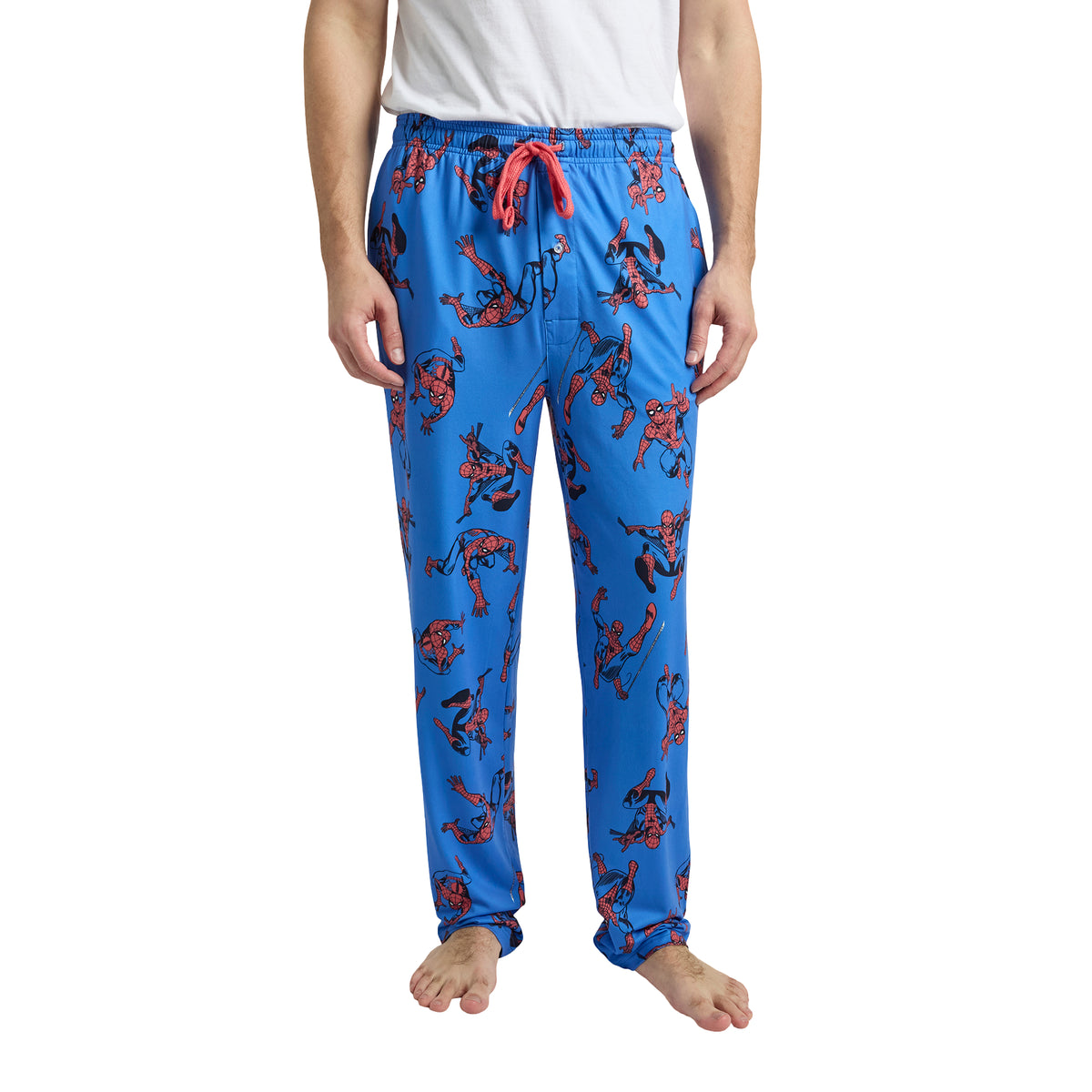 Spider-Man All-Over Character Print Men's Sleep Pajama Pants
