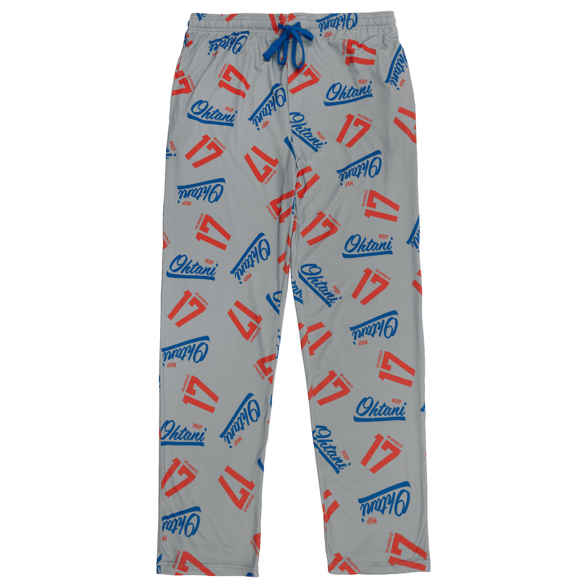 MLBPA Shohei Ohtani 17 Men's Gray Sleep Pajama Pants