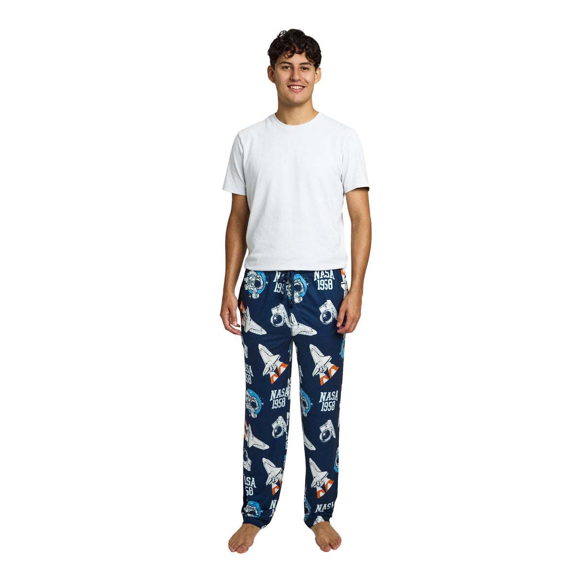 NASA Moon Man Pajama Pants for Adult Lounge Sleep