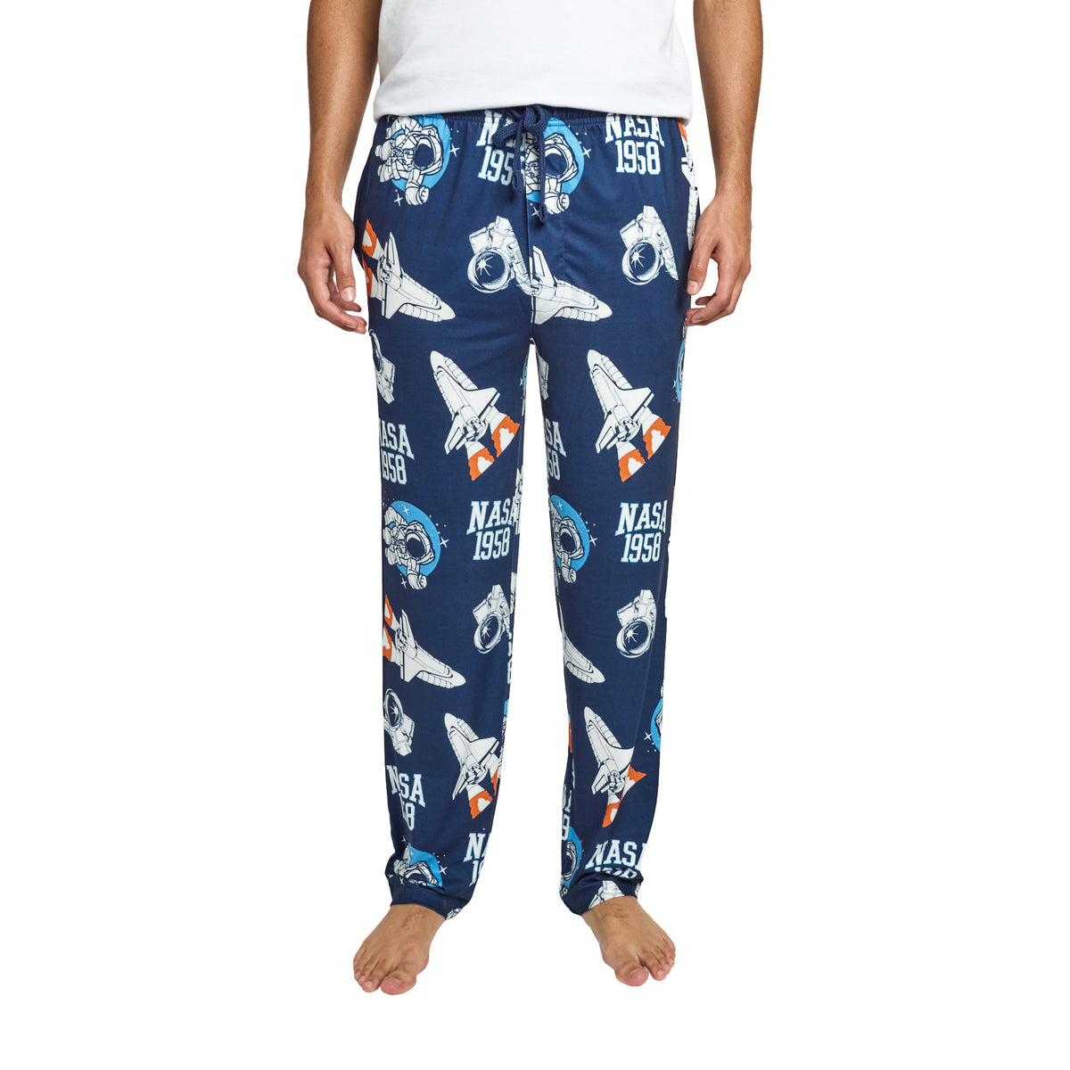 NASA Moon Man Pajama Pants for Adult Lounge Sleep