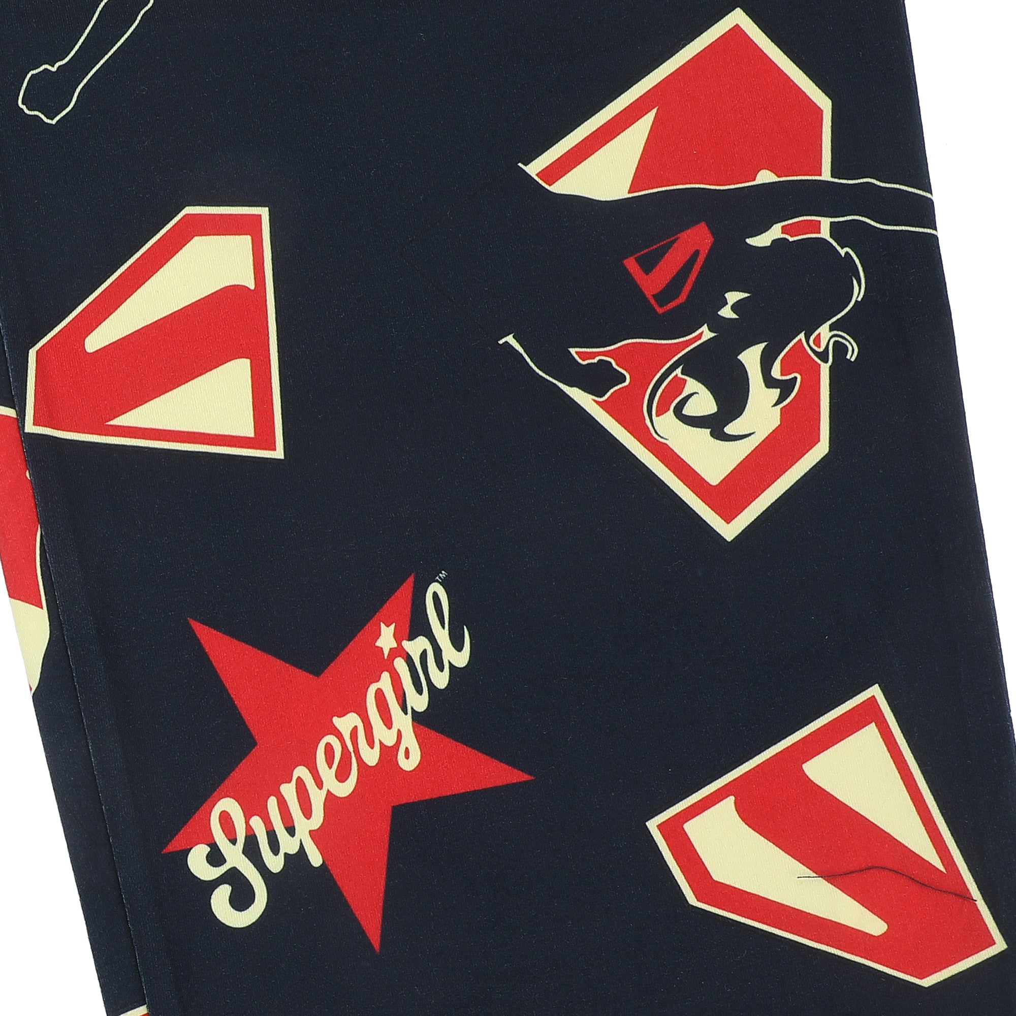 DC Super Hero Girls Supergirl All-Over Print Men’s Navy Sleep Pajama Pants