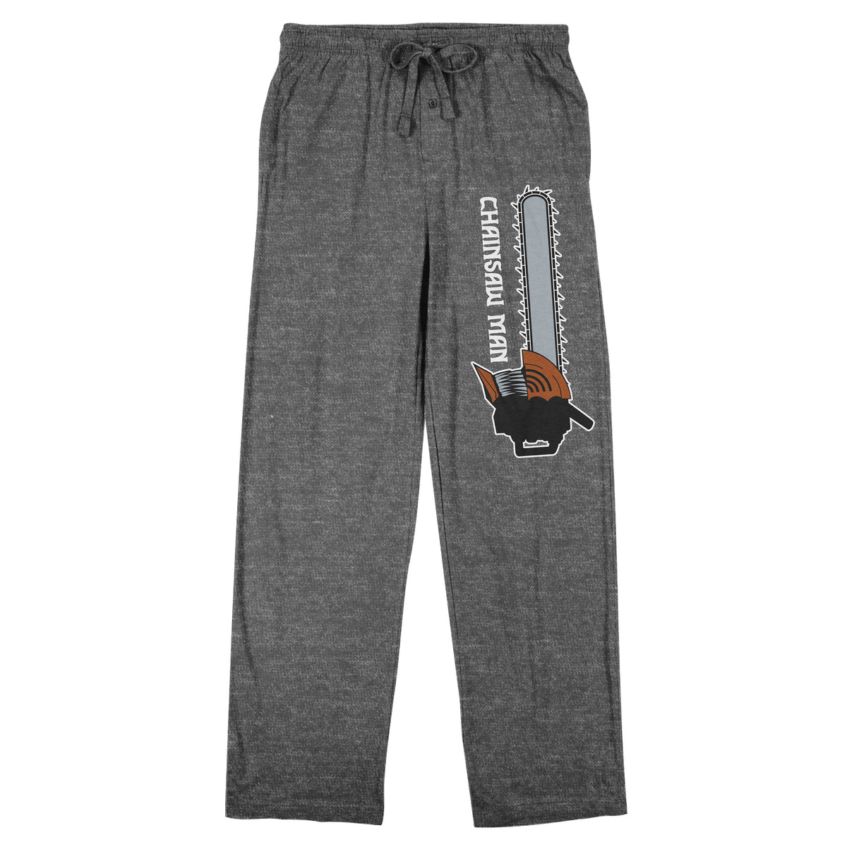 Chainsaw Man Men's Heather Gray Sleep Pajama Pants